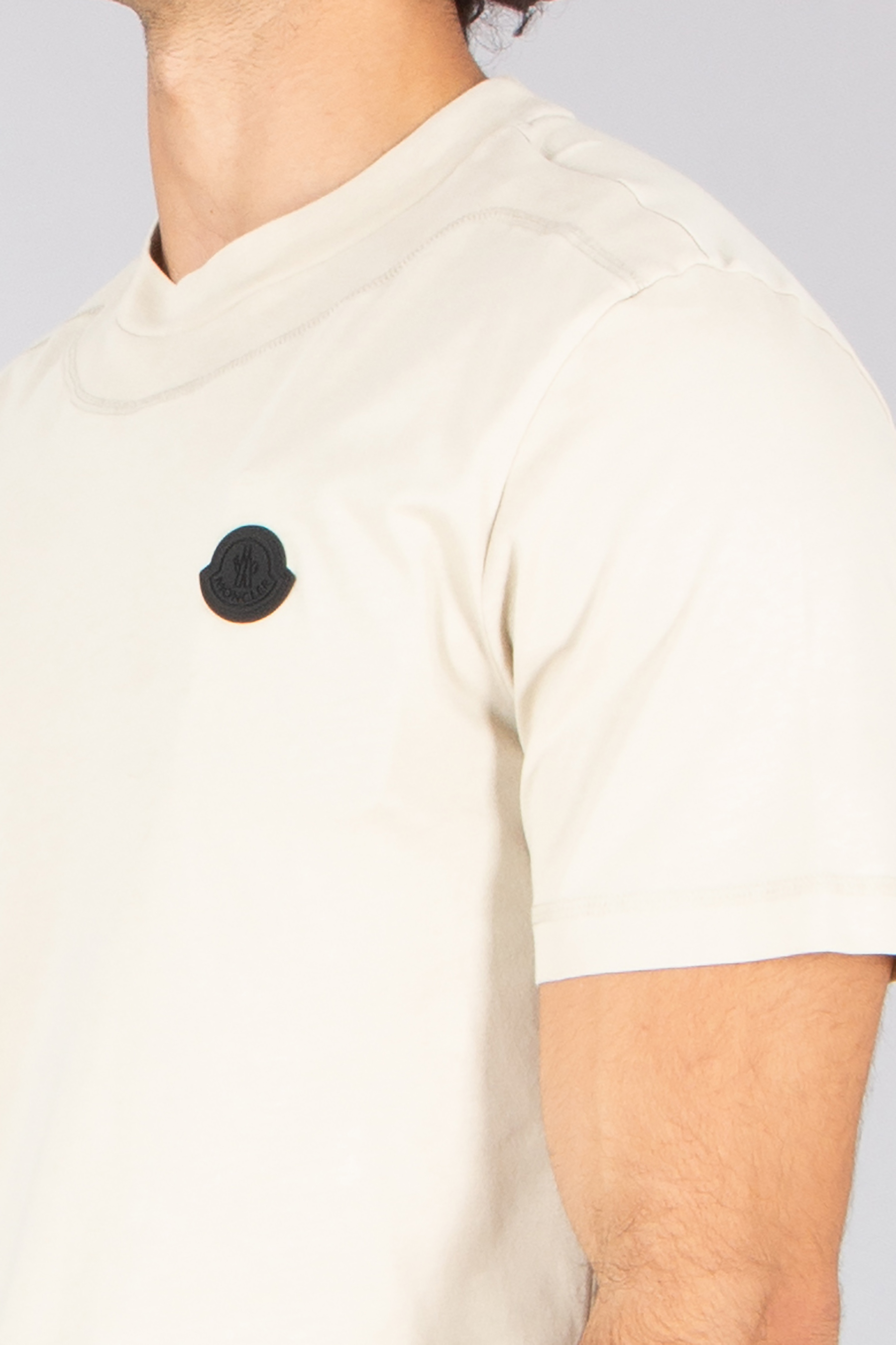 MONCLER Regular Fit Organic Cotton Jersey T-Shirt T-shirt, Hemd, Erwachsener, Mann, Person