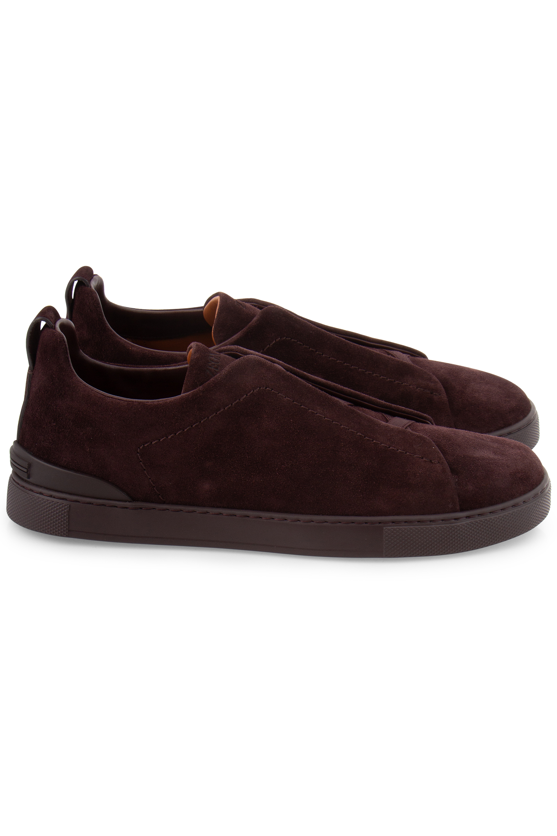 ZEGNA Suede Sneakers Triple Stitch ZEGNA Suede Sneakers Triple Stitch