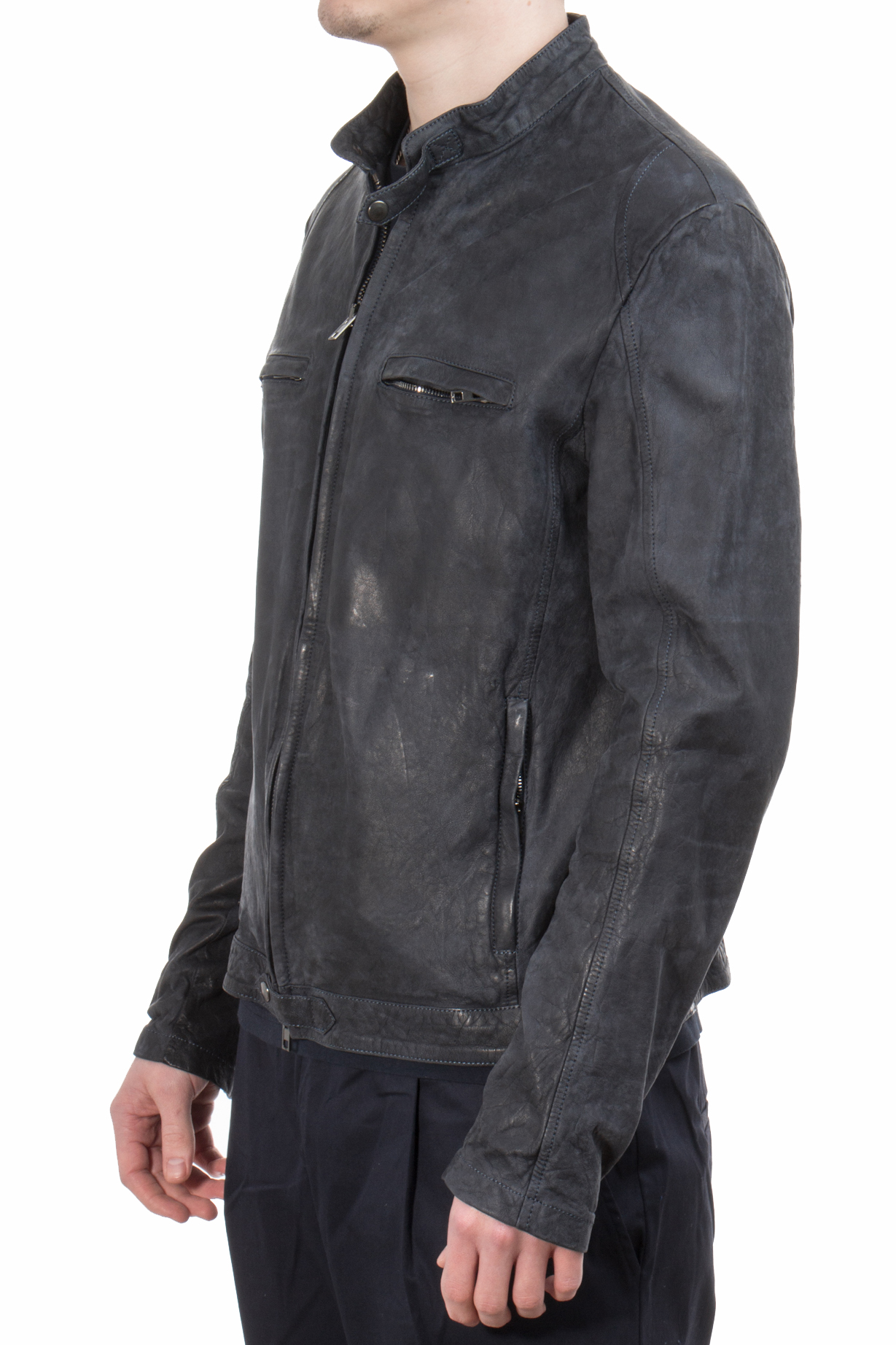 SALVATORE SANTORO Leather Jacket SALVATORE SANTORO Leather Jacket