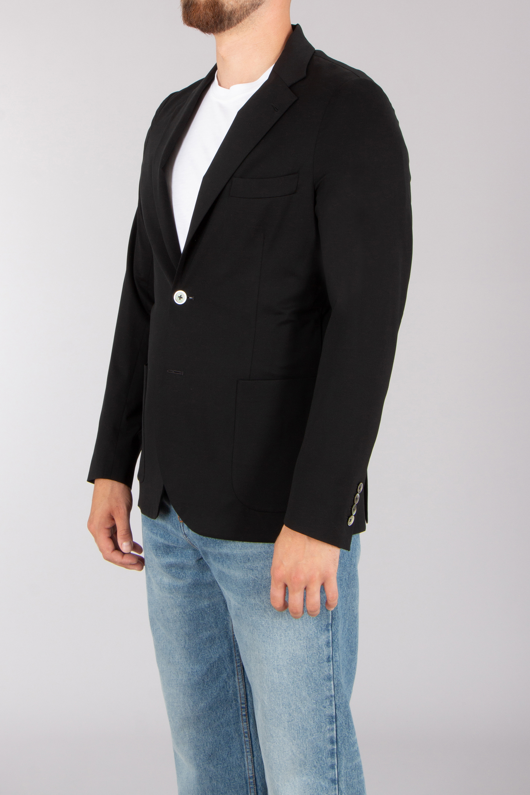 STEFAN BRANDT Regular Fit Urpima Sea Island Cotton Stretch Jersey Jacket Adrian Blazer, Mantel, Jacke, Formelle Kleidung, Anzug