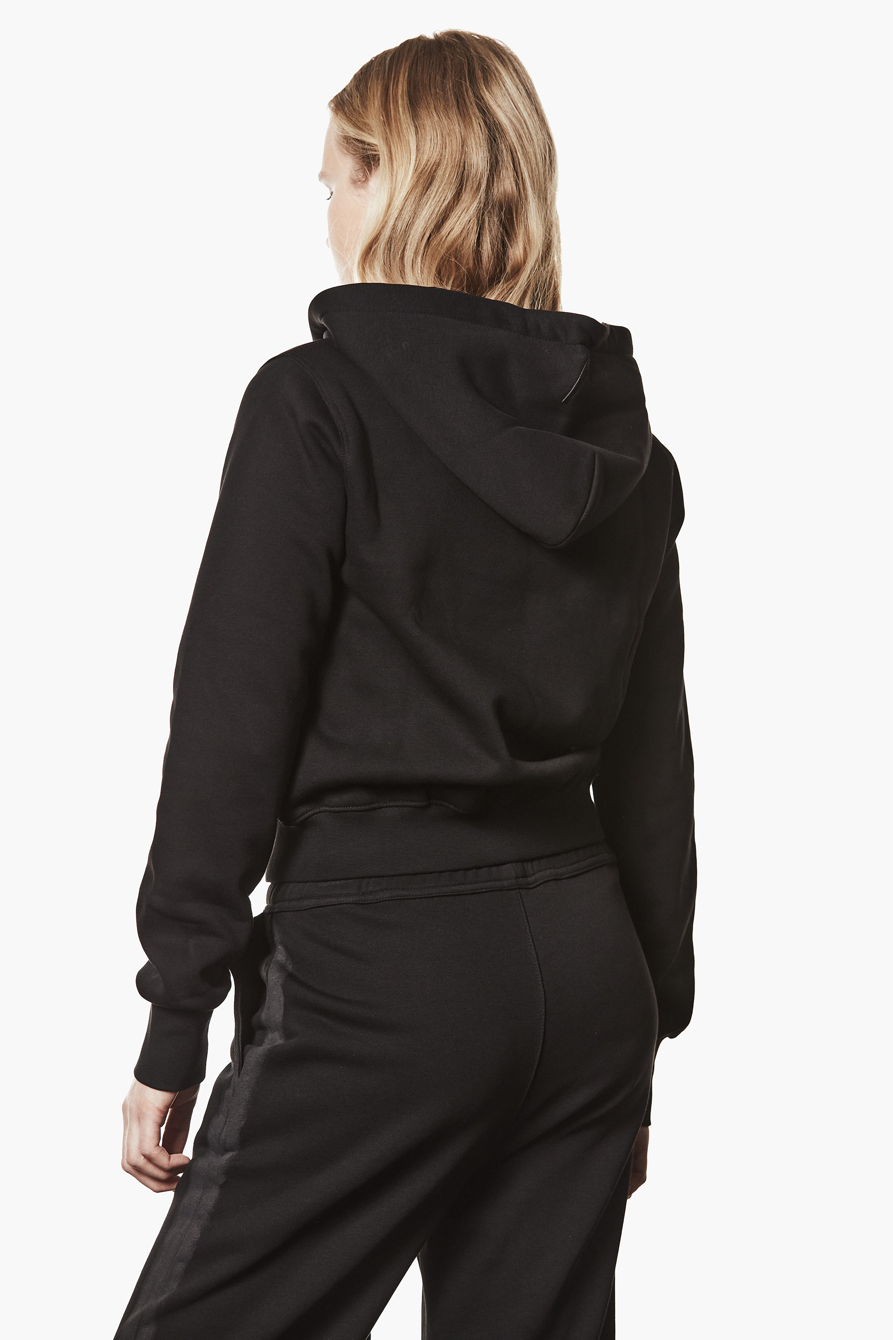 THOM KROM Regular Fit Cotton Blend Sweat Zip-Up Hoodie Langarm, Erwachsener, Weiblich, Person, Frau
