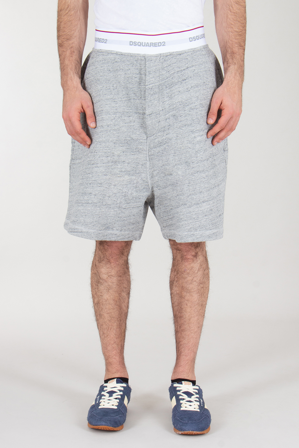 DSQUARED2 Relaxed Fit Cotton Sweat Shorts