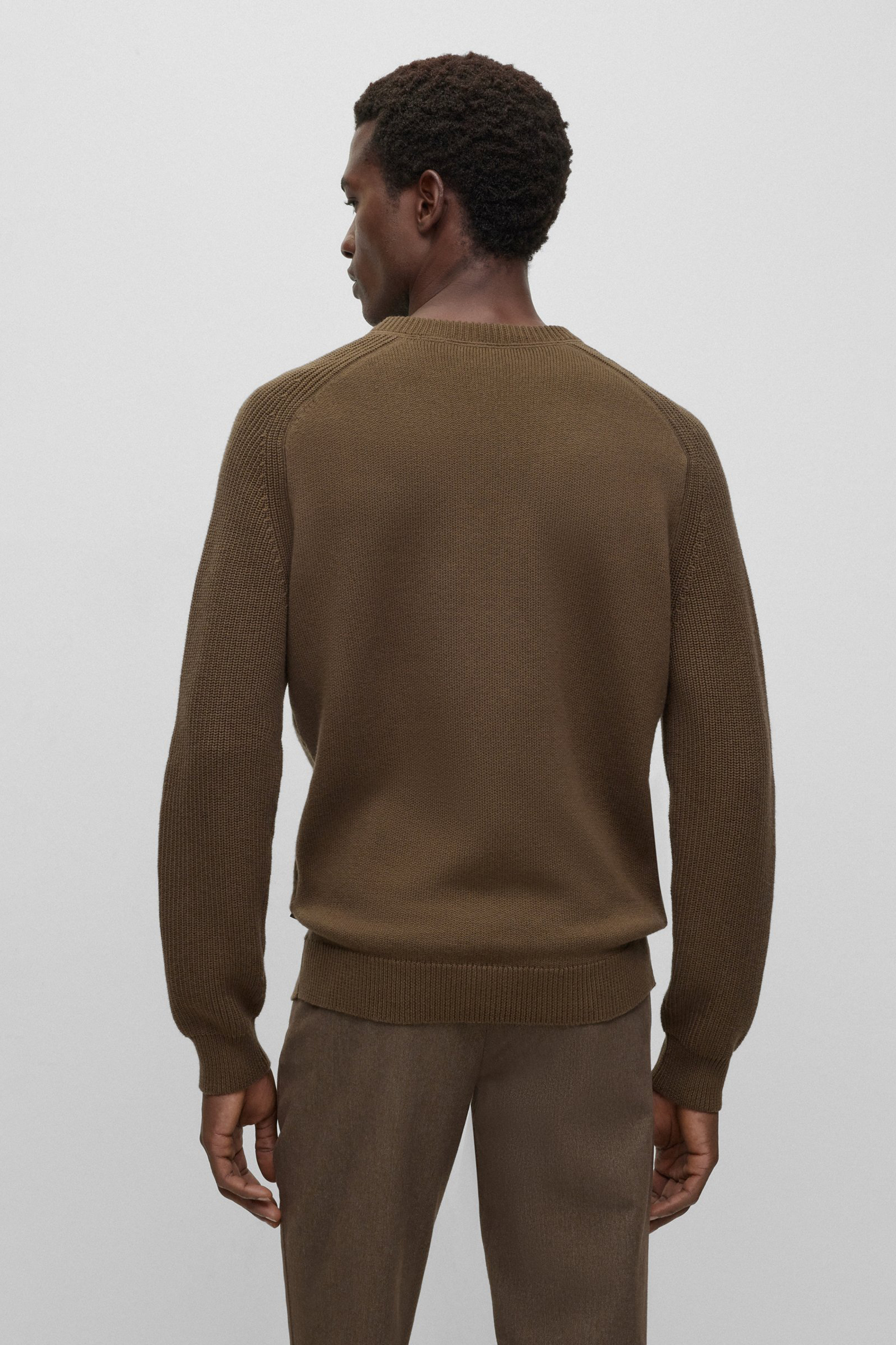 BOSS Cotton & Virgin Wool Sweater Matero