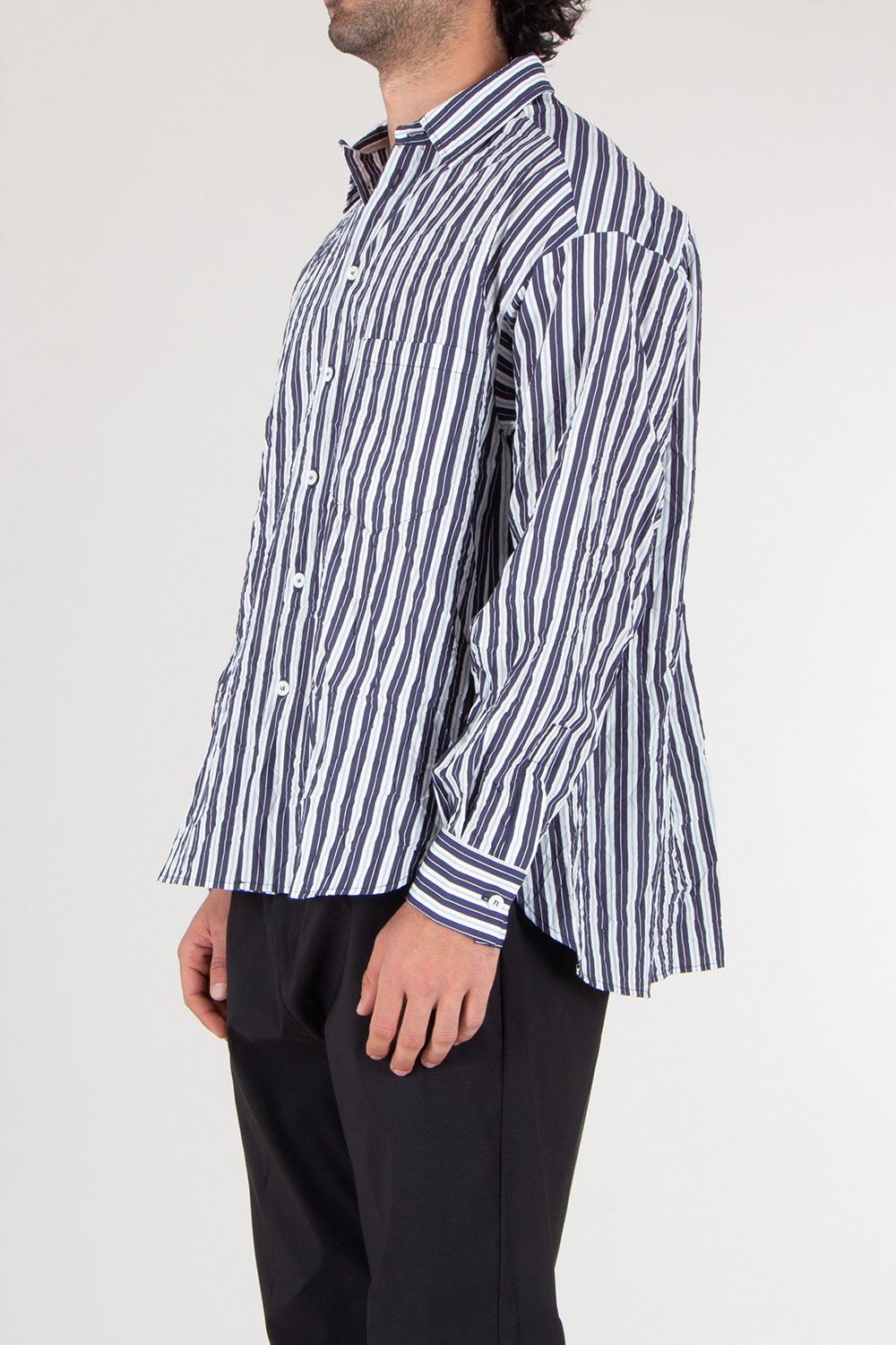 ROBERTO COLLINA  Oversized Crinkled Shirt