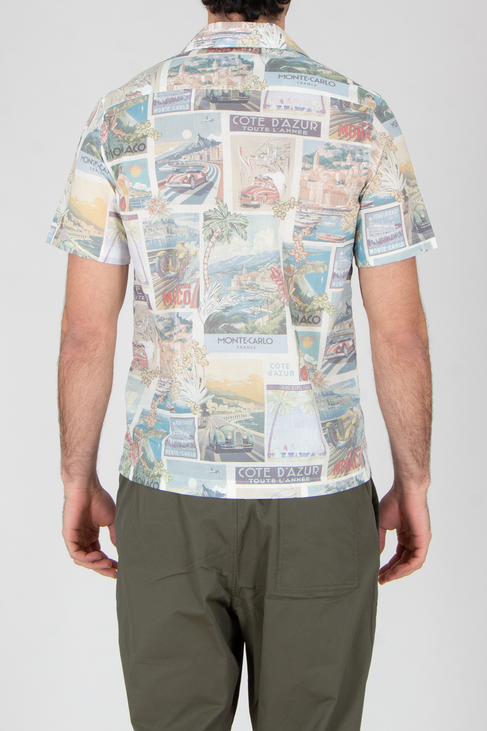 VAN LAACK Boxy Fit Printed Cotton Short-Sleeve Shirt Ridu