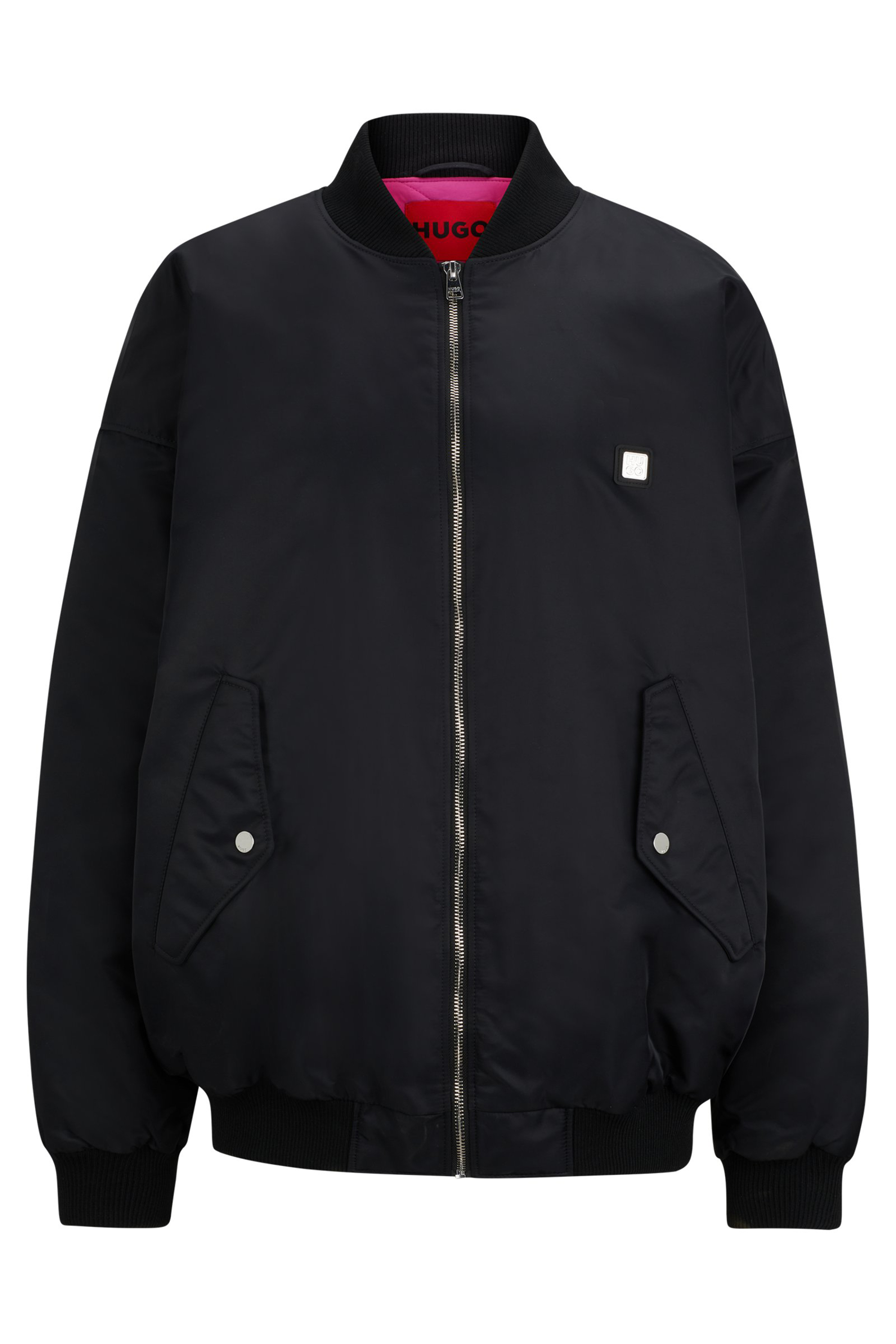 HUGO Oversized Recycled Nylon Jacket Flesiane HUGO Oversized Recycled Nylon Jacket Flesiane