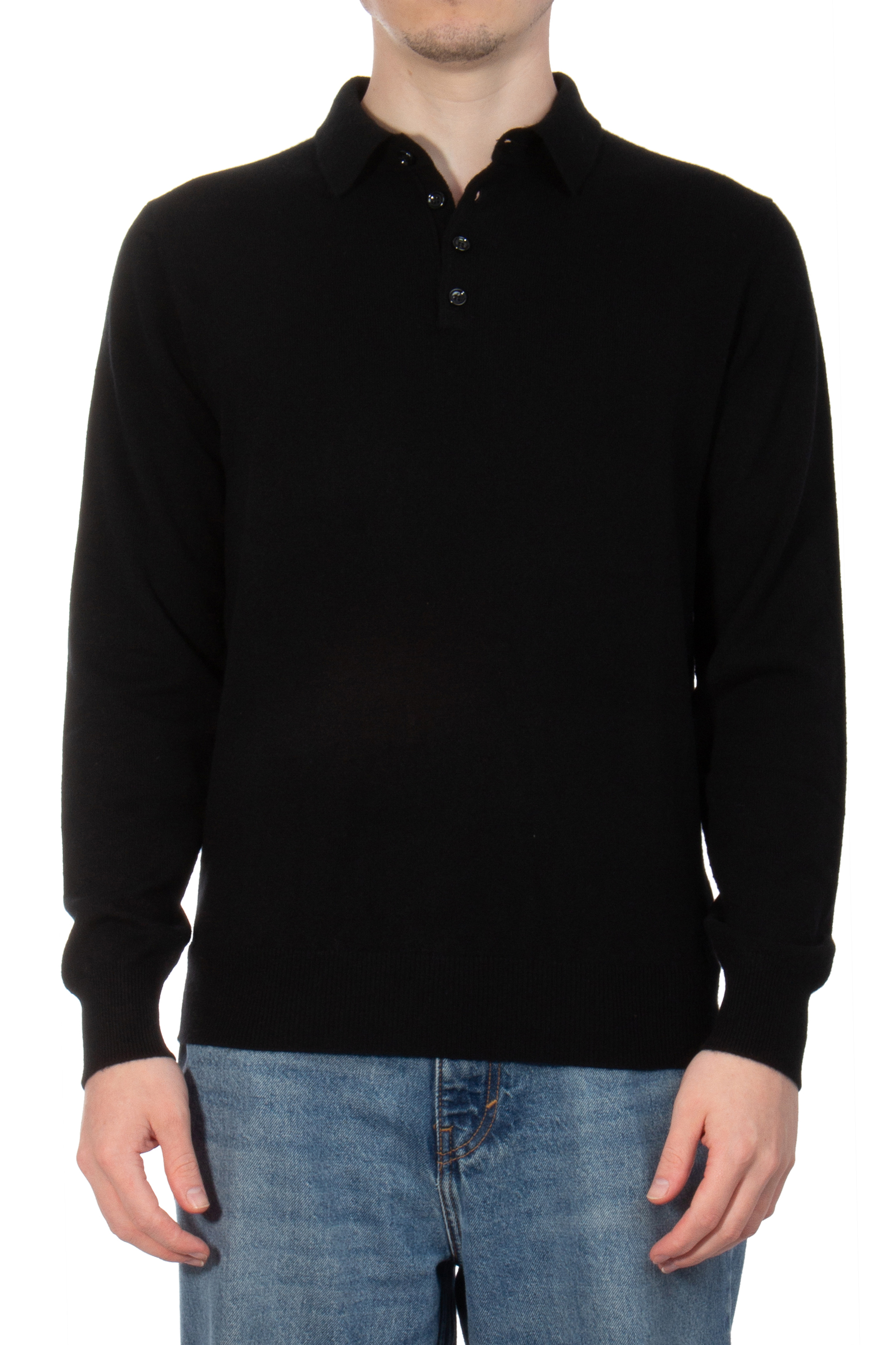 ALLUDE Cashmere Knit Polo
