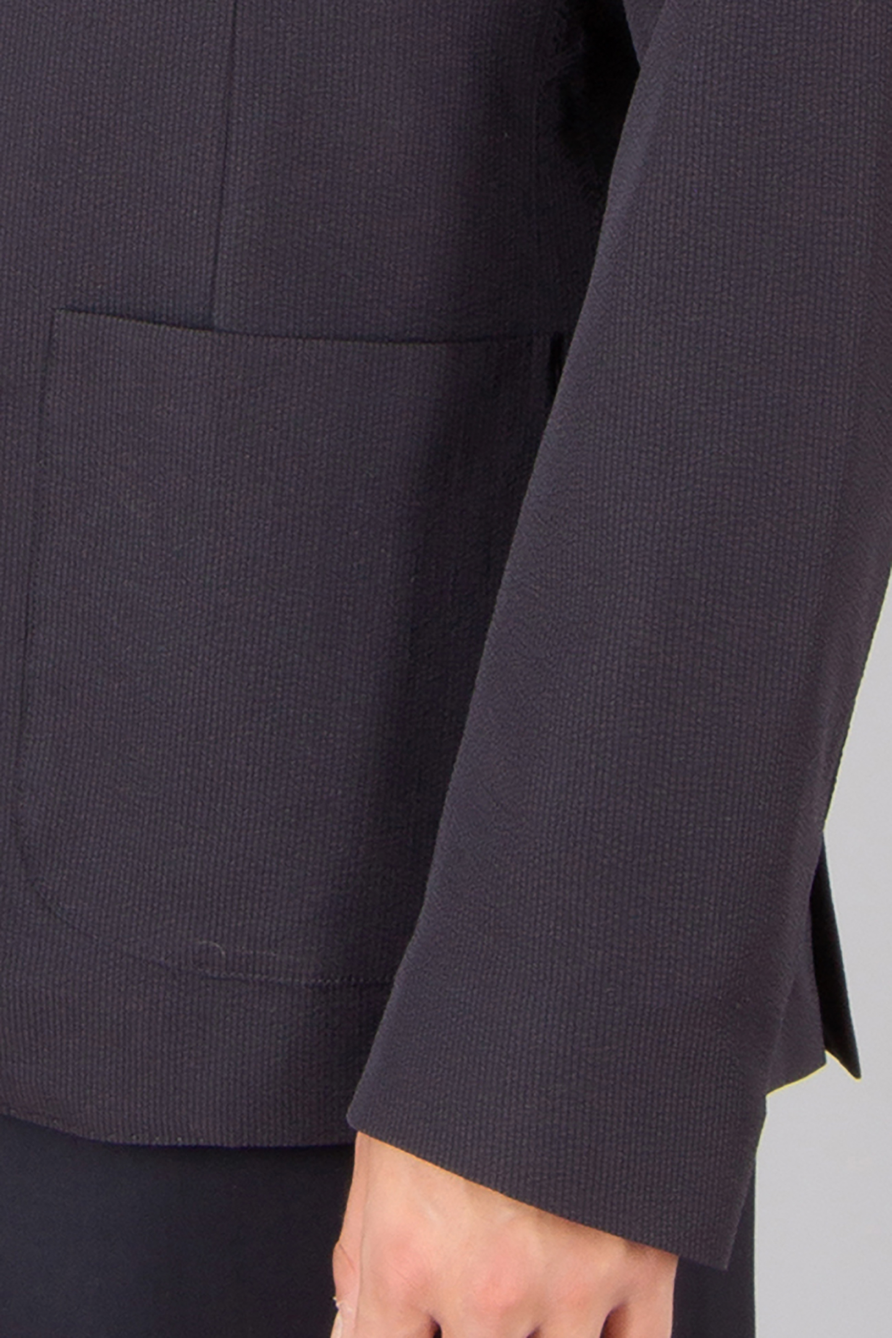 HERNO Regular Fit Stretch Seer-Crease Jacket Mantel, Langarm, Blazer, Jacke, Anzug