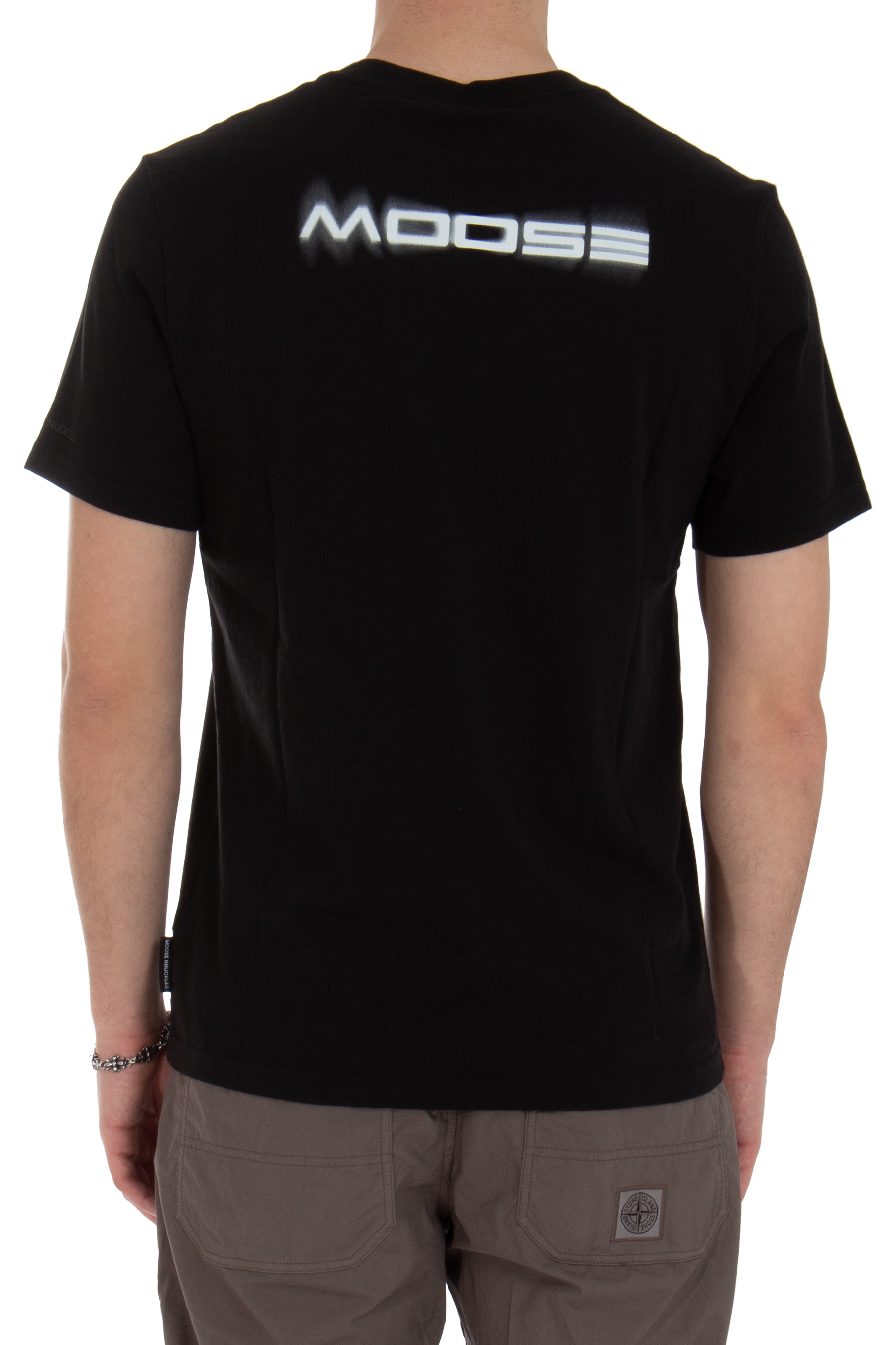 MOOSE KNUCKLES Printed Cotton Jersey T-Shirt Maurice