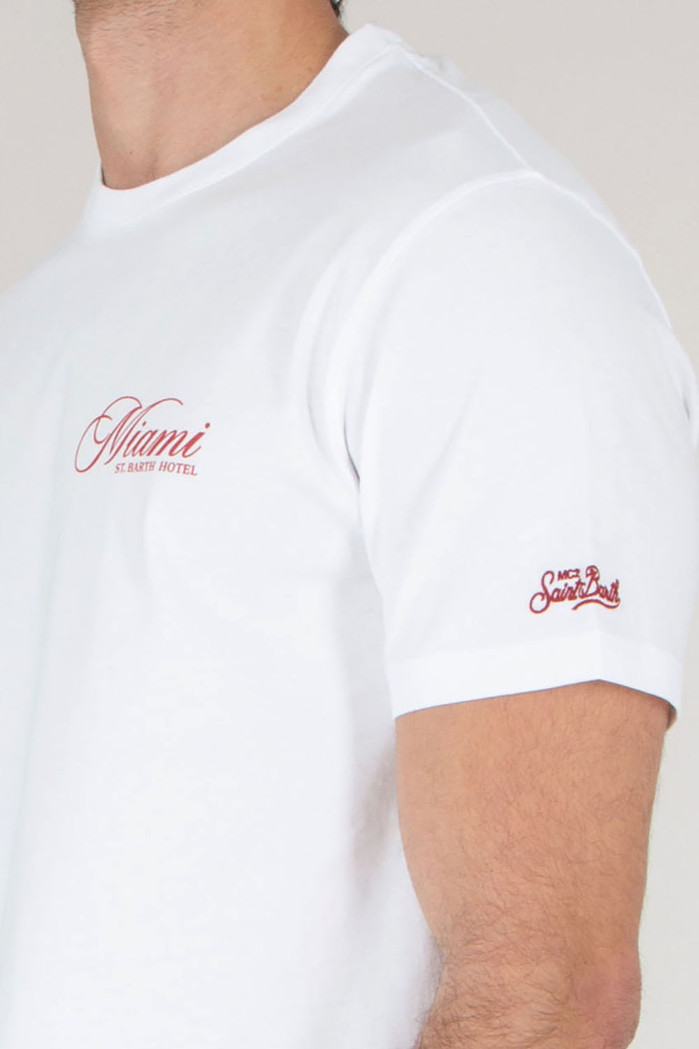 MC 2 SAINT BARTH Regular Fit Short Sleeved Printed T-Shirt 