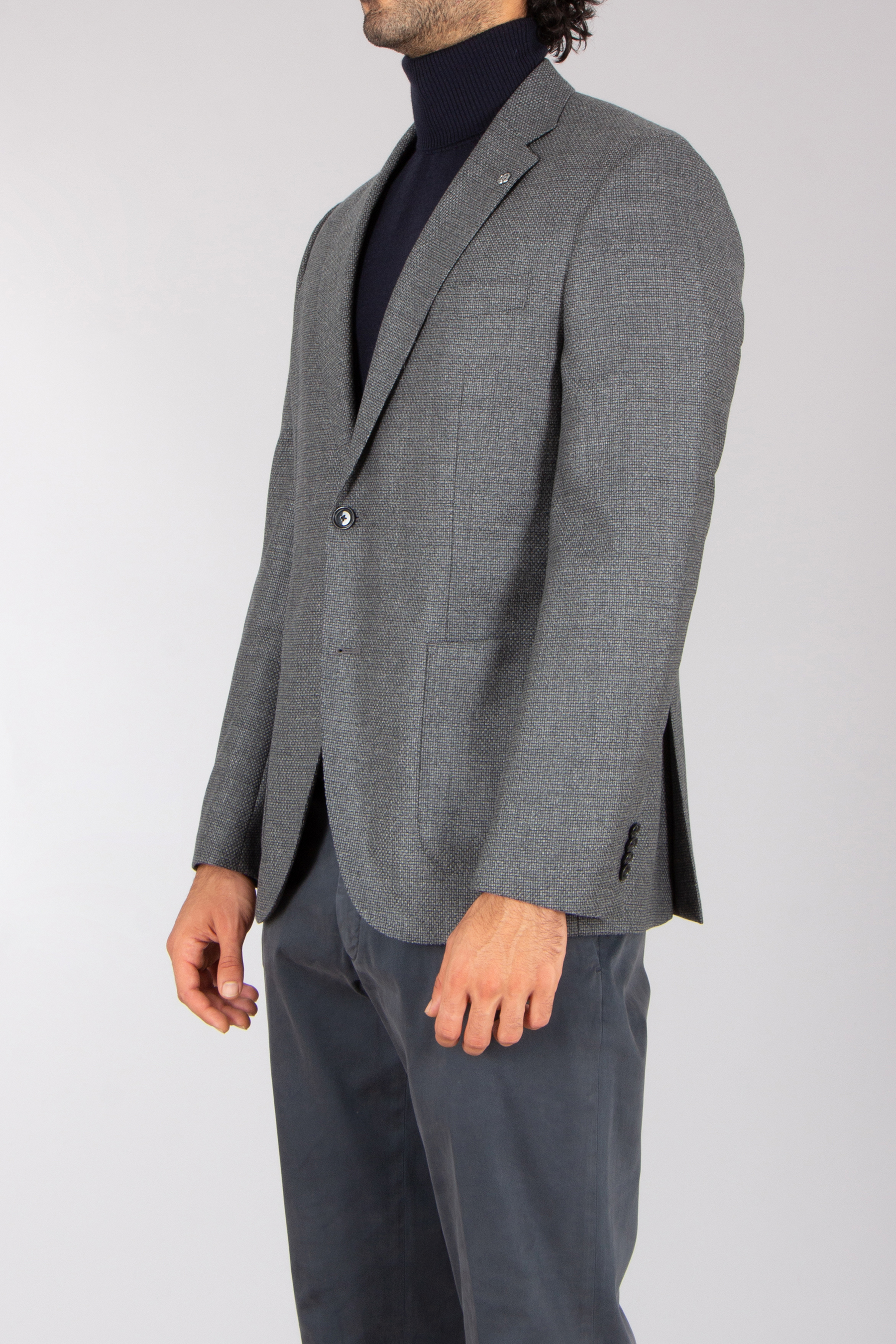 BOSS Regular Fit Patterned Extra Fine Virgin Wool Jacket H-Janson Blazer, Mantel, Jacke, Formelle Kleidung, Anzug