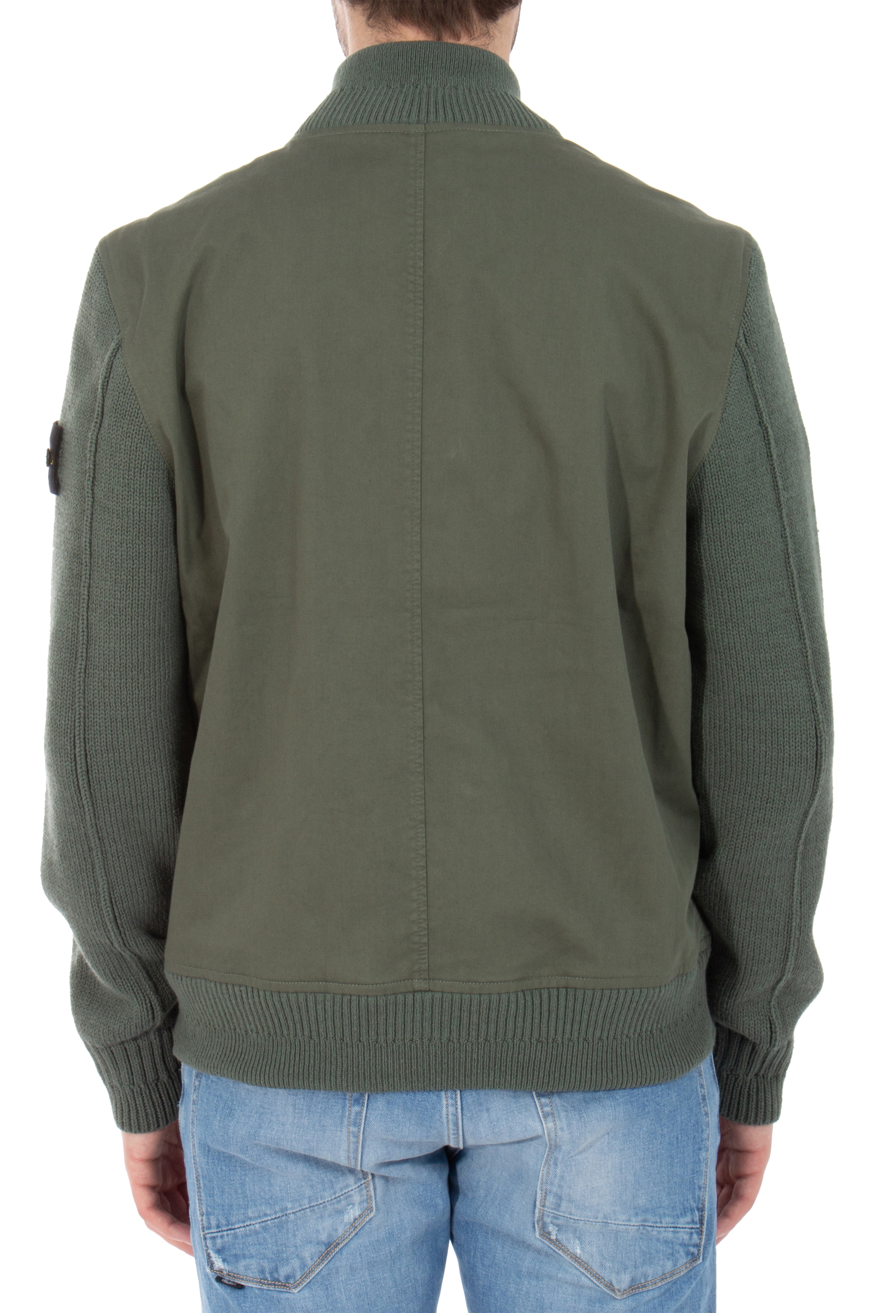 STONE ISLAND Bio-Raso With Bio-Alloy Light Cover-TC & Knit Jacket STONE ISLAND Bio-Raso With Bio-Alloy Light Cover-TC & Knit Jacket