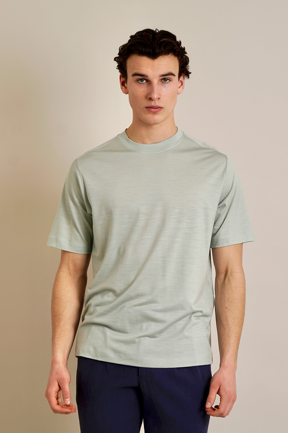 SEASE Modern Fit Cotton Jersey Runner T-Shirt