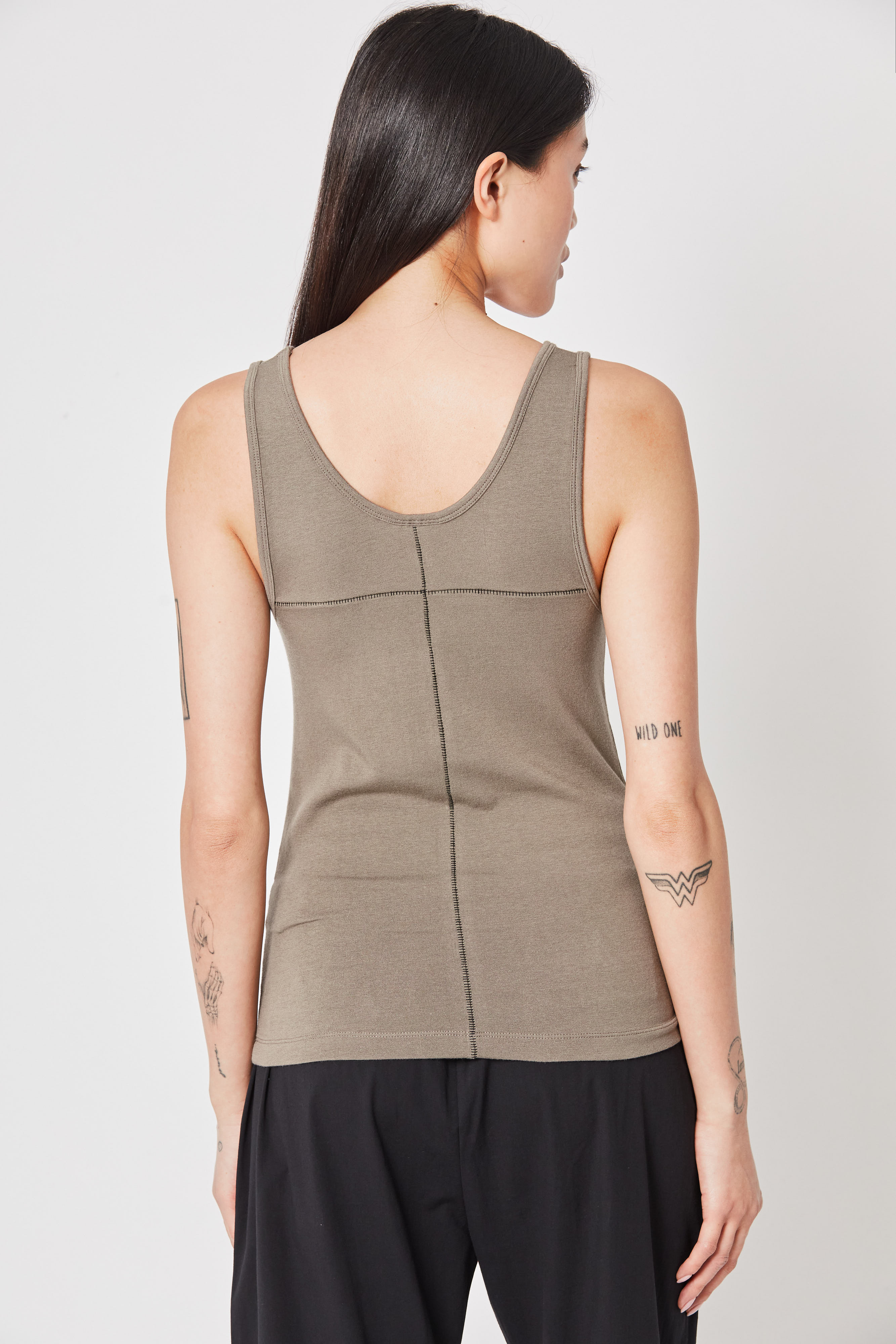 THOM KROM Cotton-Modal Stretch Tank Top