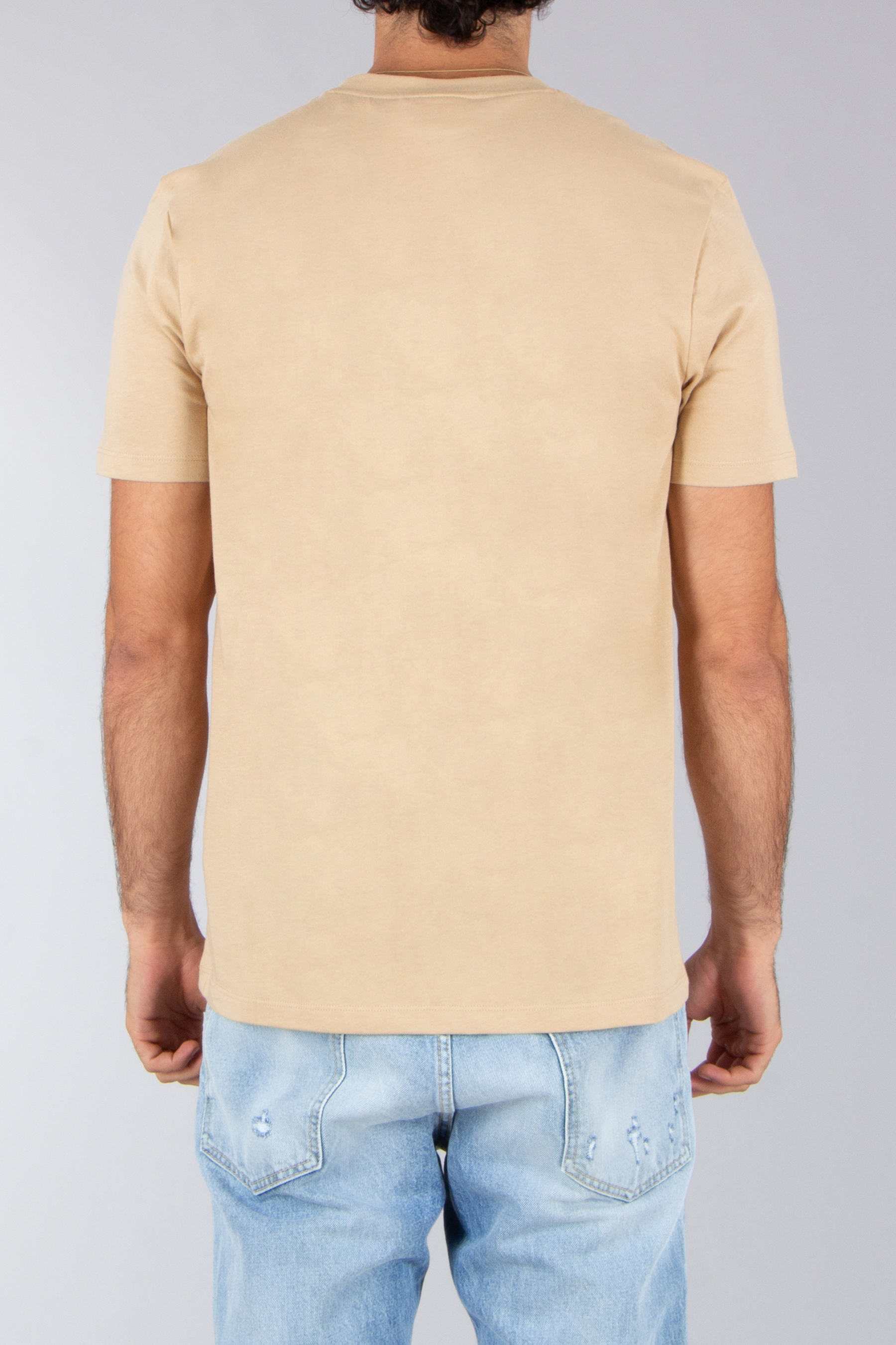 HUGO Regular Fit Printed Cotton Jersey T-Shirt Dulivio T-shirt, Jeans, Erwachsener, Mann, Person