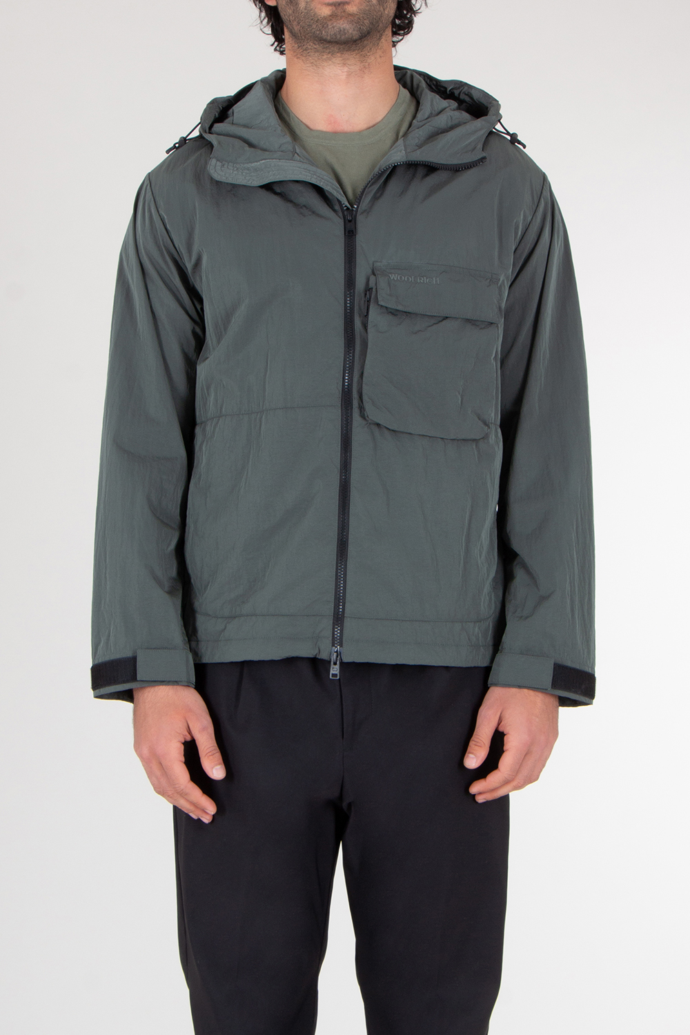 WOOLRICH Regular Fit Olmetex Nylon Hooded Jacket
