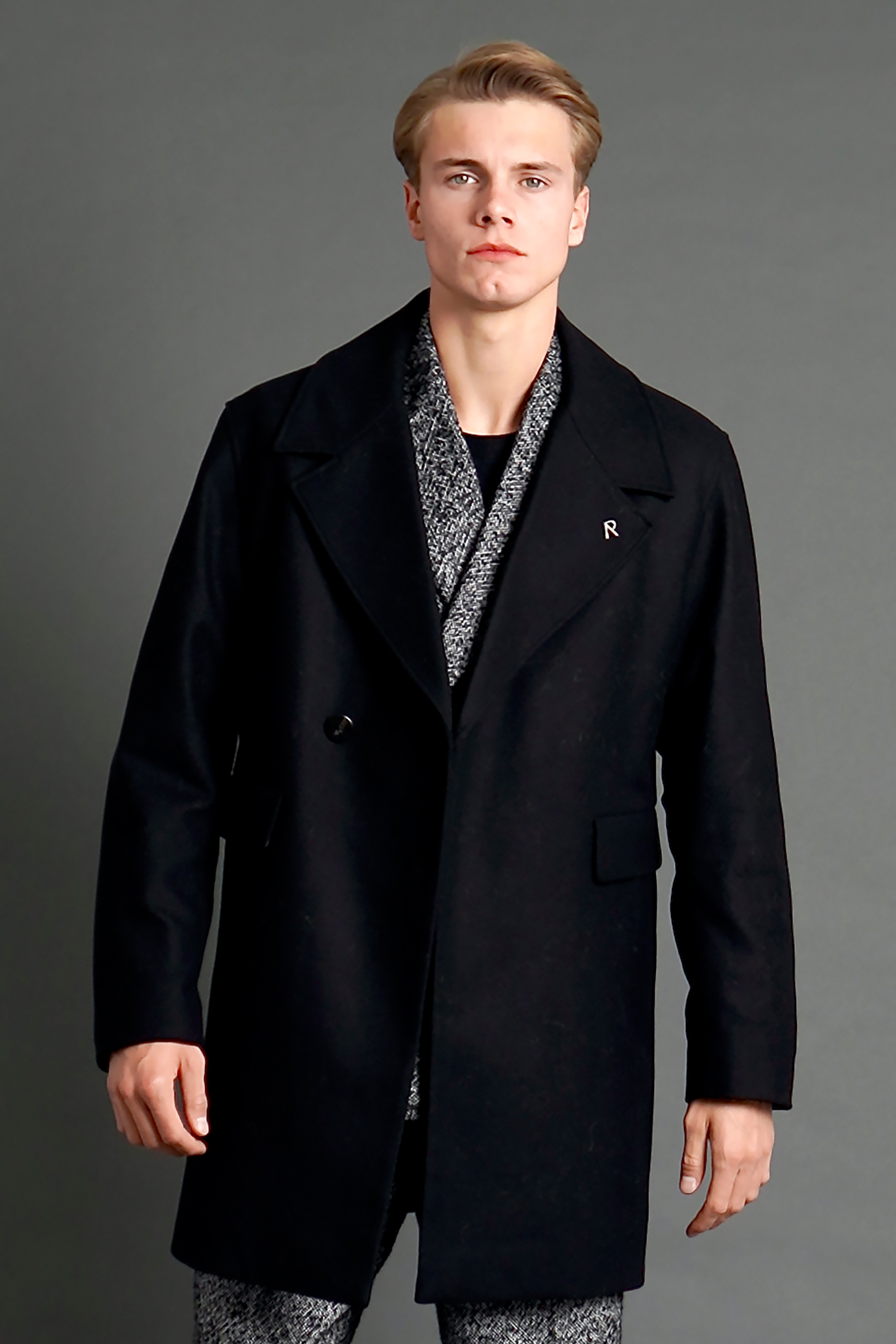 REPRESENT Double Breasted Wool Mix Coat