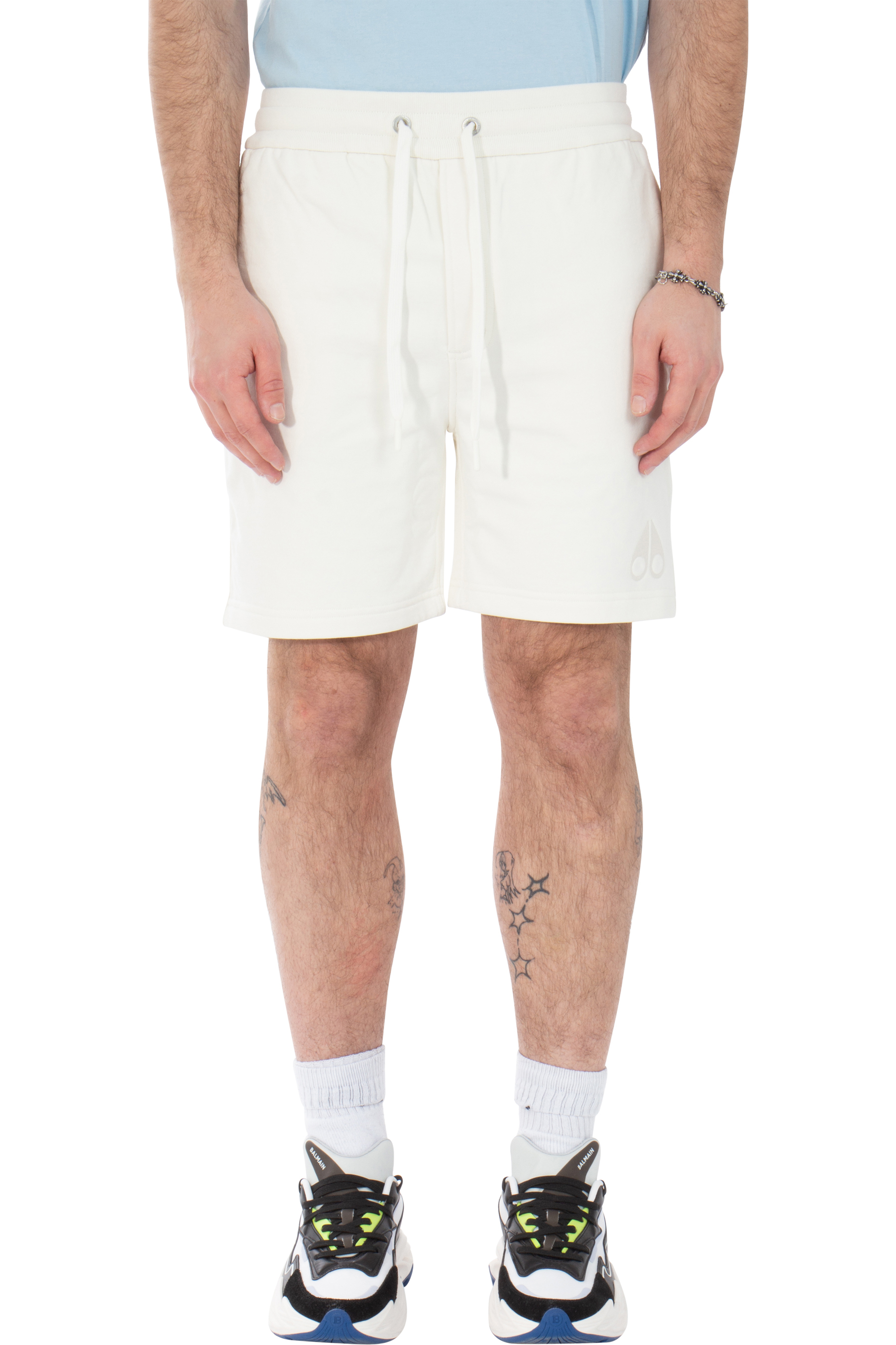 MOOSE KNUCKLES Cotton French Terry Shorts Clyde