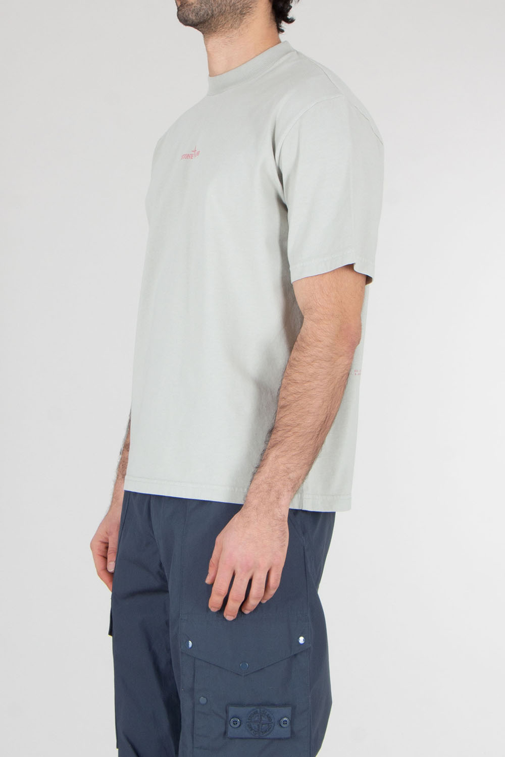 STONE ISLAND Regular Fit Print Cotton Jersey T-Shirt