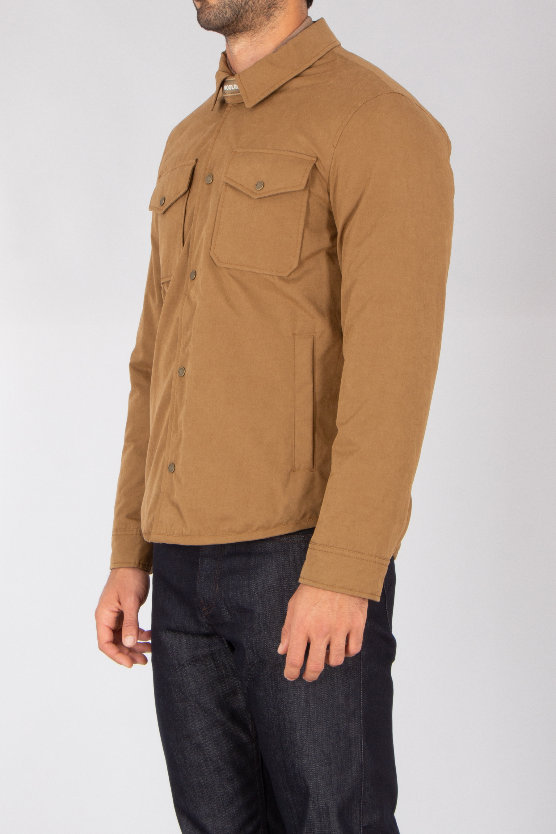 Langarm, Hemd, Mantel, Jacke, Khaki