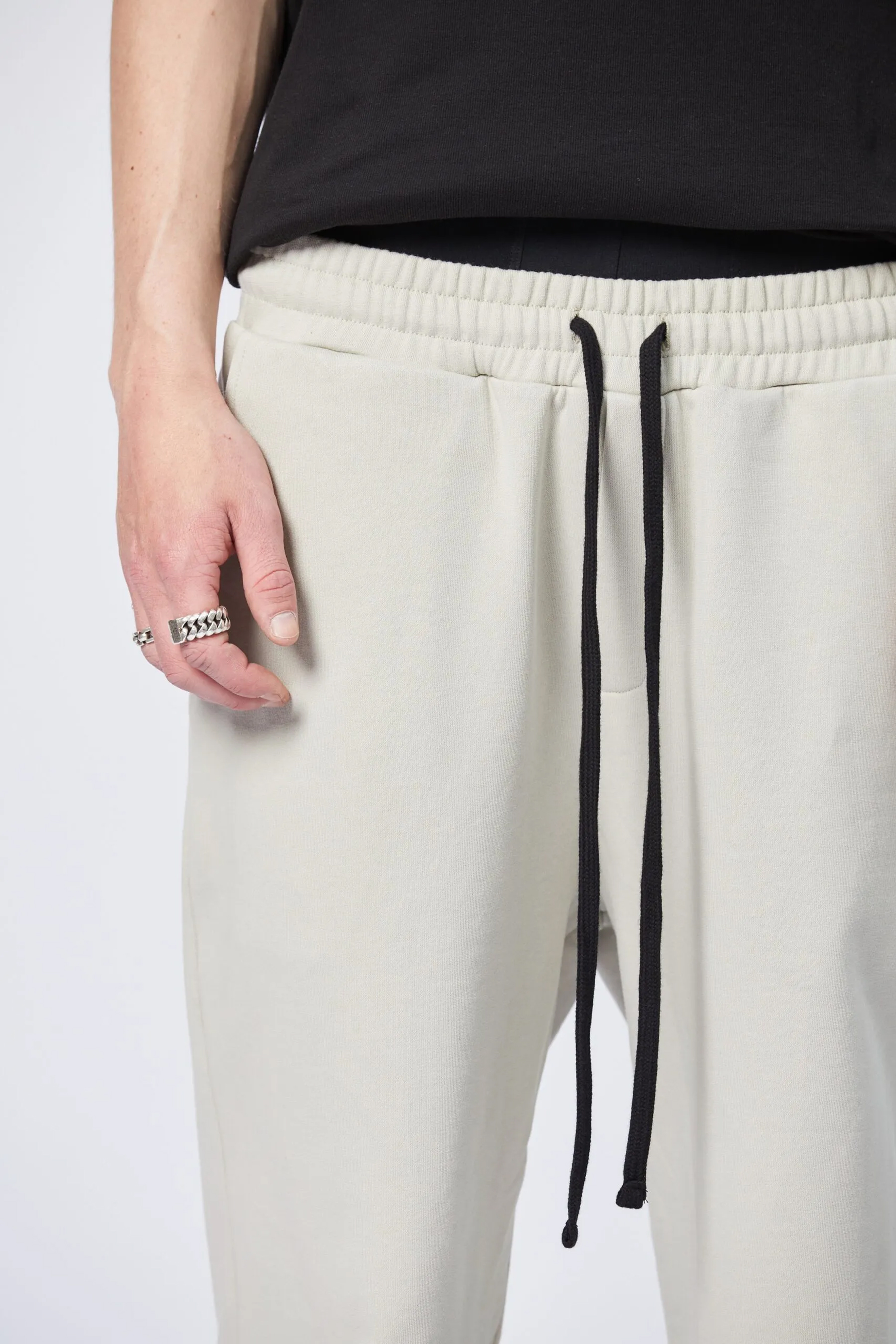 THOM KROM Drop Crotch Cotton Sweatpants THOM KROM Drop Crotch Cotton Sweatpants