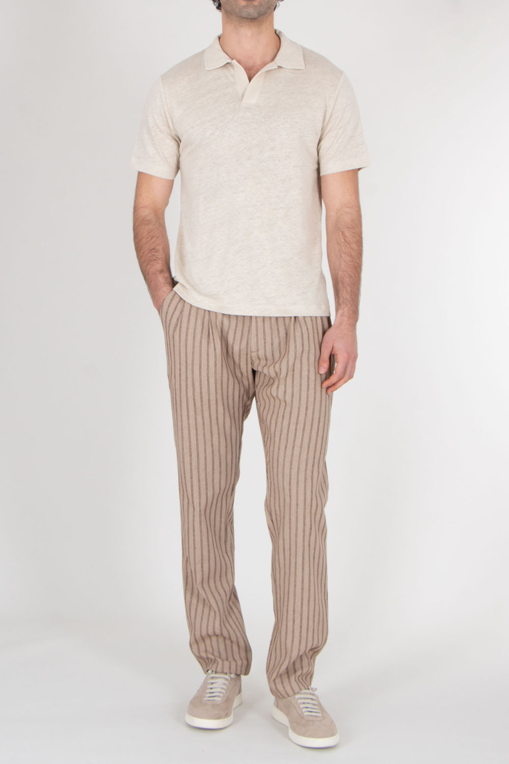 MC2 SAINT BARTH Regular Fit Striped Trousers Havier  