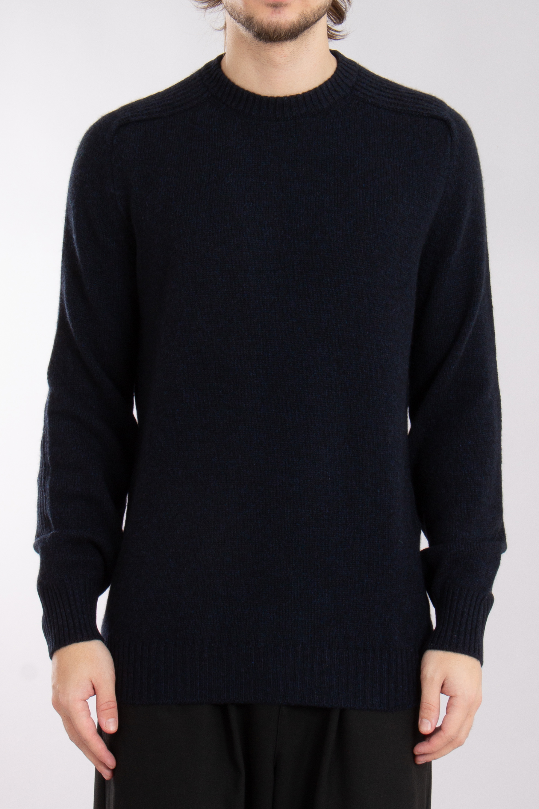 SEASE Coarsehair Cashmere Round Neck Sweater
