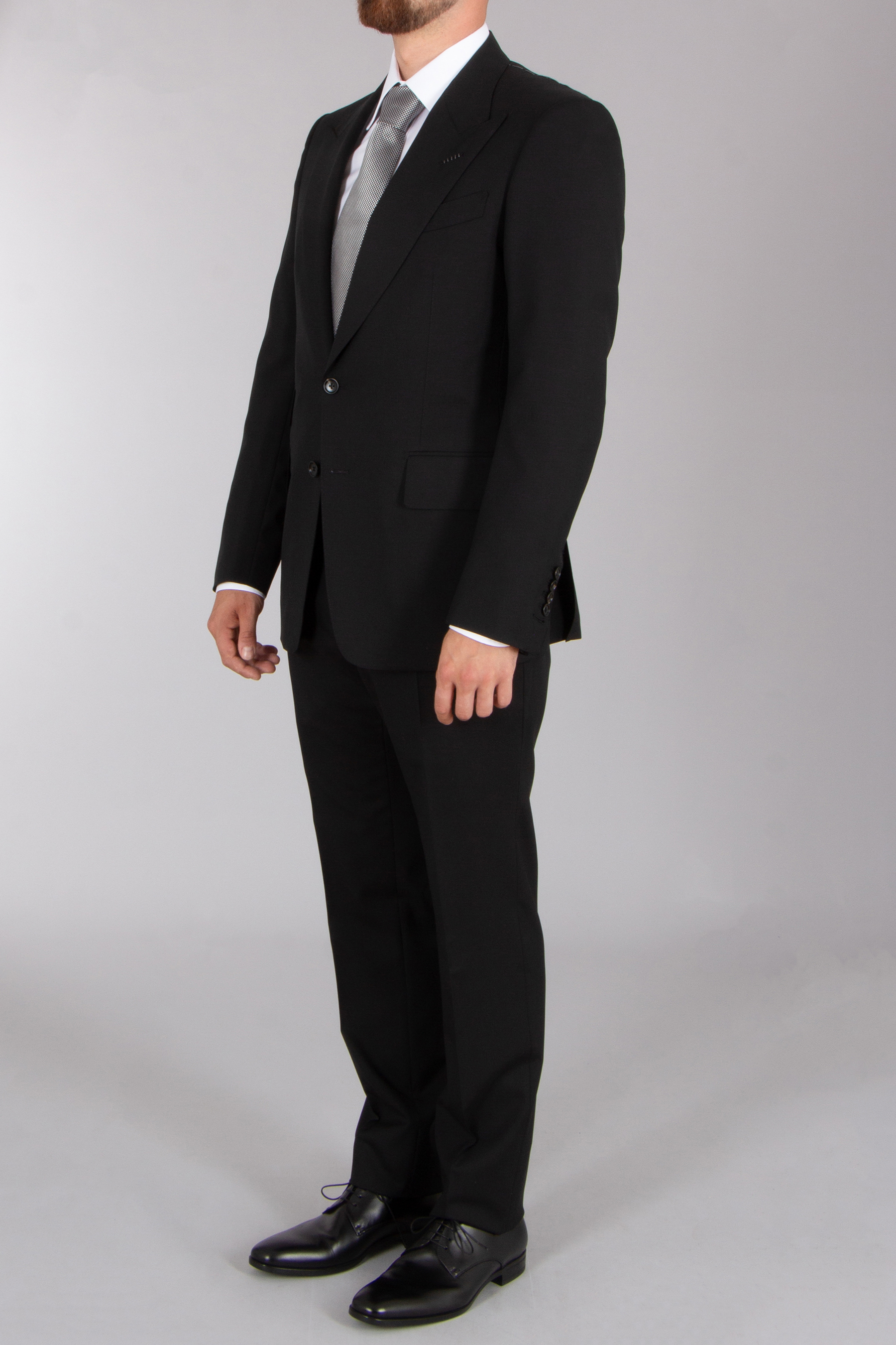 TOM FORD Tailored Fit Super Plain Weave Wool Suit Shelton Bekleidung, Formelle Kleidung, Anzug, Smoking, Mantel