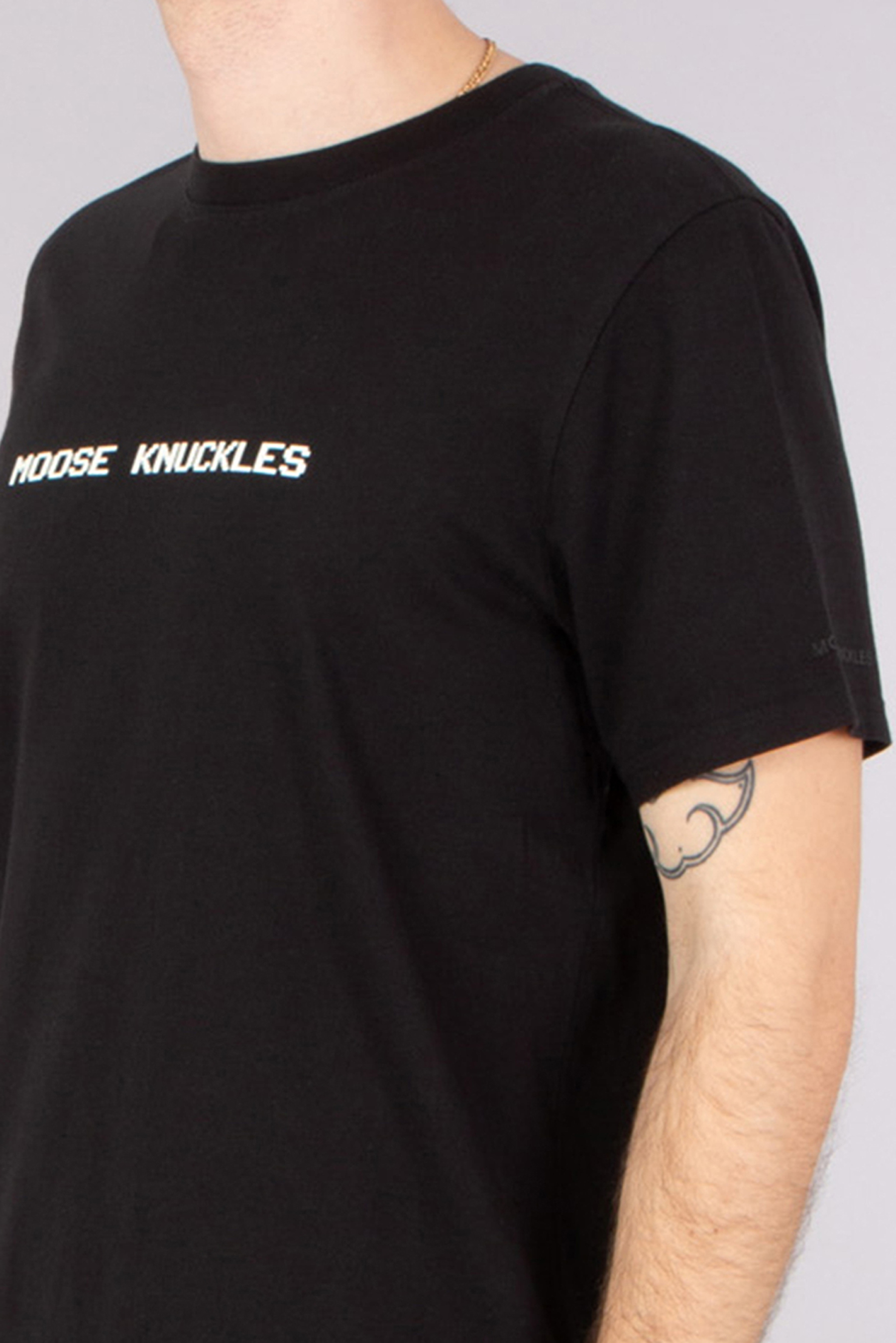 MOOSE KNUCKLES Regular Fit Printed Pima Cotton Jersey T-Shirt Milton