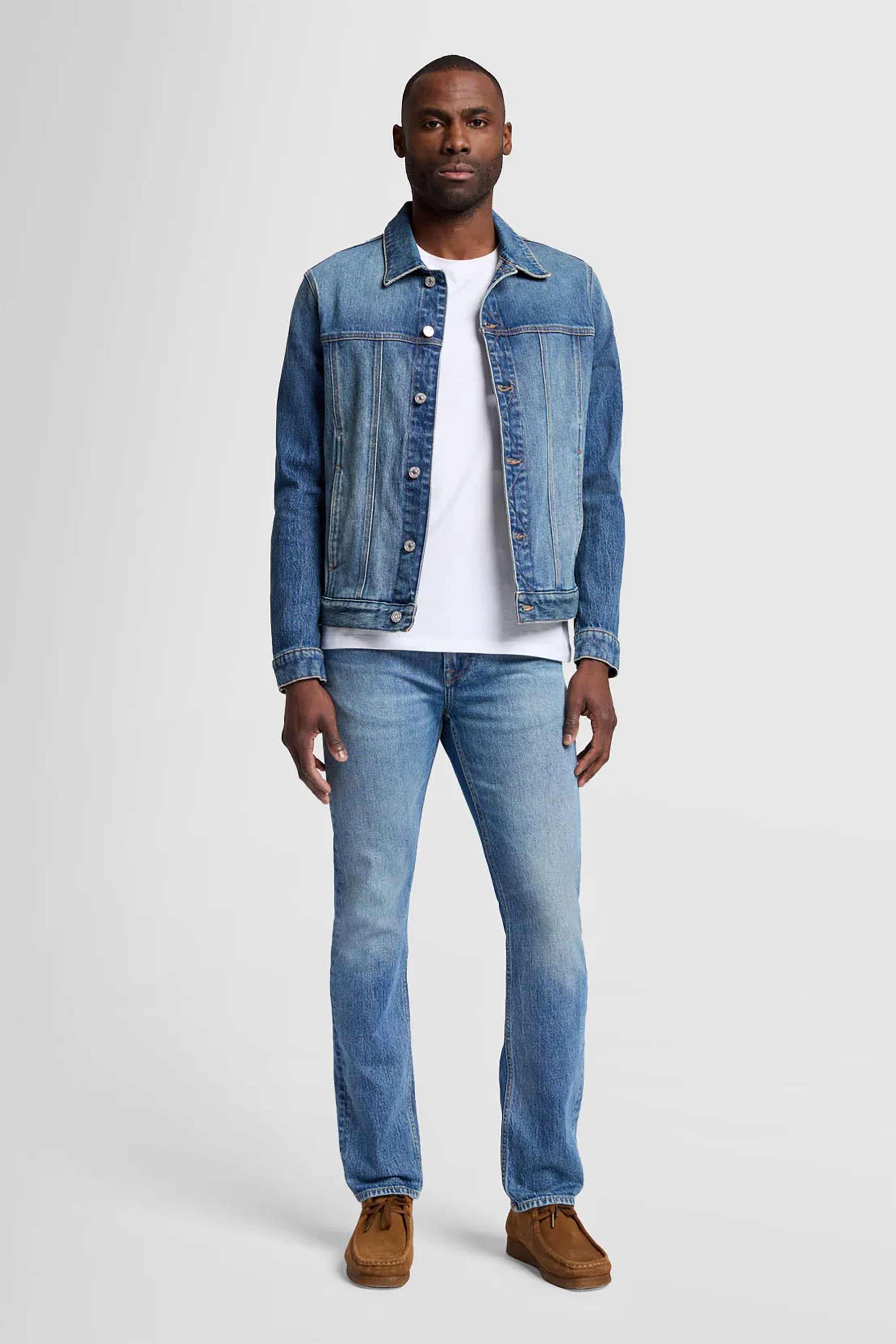7 FOR ALL MANKIND Cotton Stretch Denim Jeans Slimmy Underline 7 FOR ALL MANKIND Cotton Stretch Denim Jeans Slimmy Underline