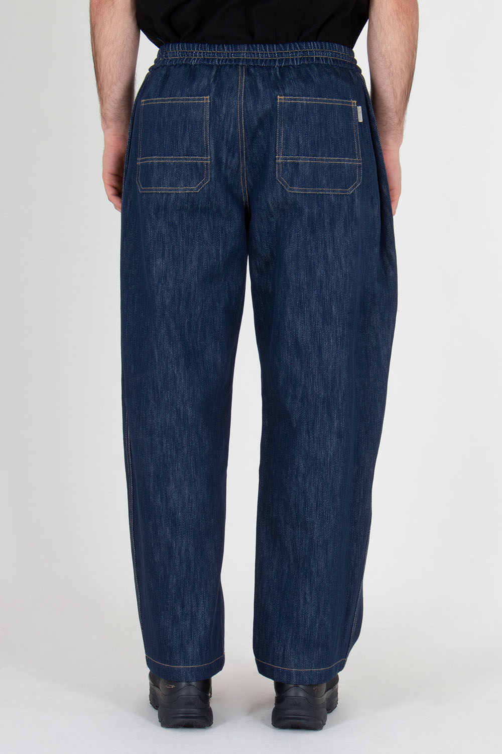 JUNN.J Loose Fit Draw Cord Denim Jeans