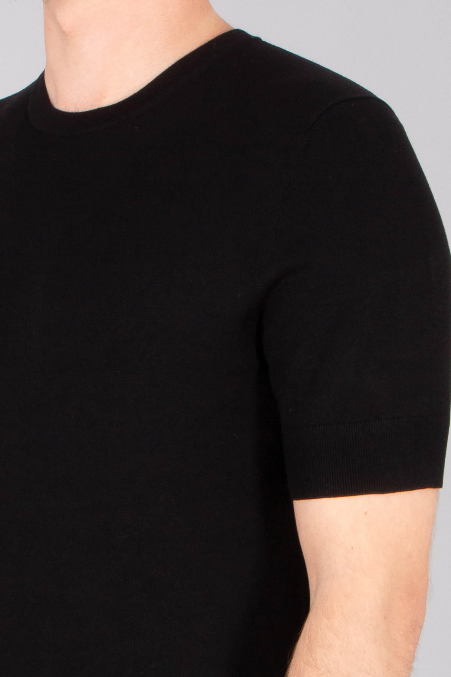 HUGO Slim Fit Viscose Blend Short-Sleeve Sweater San Carl T-shirt, Erwachsener, Männlich, Mann, Person
