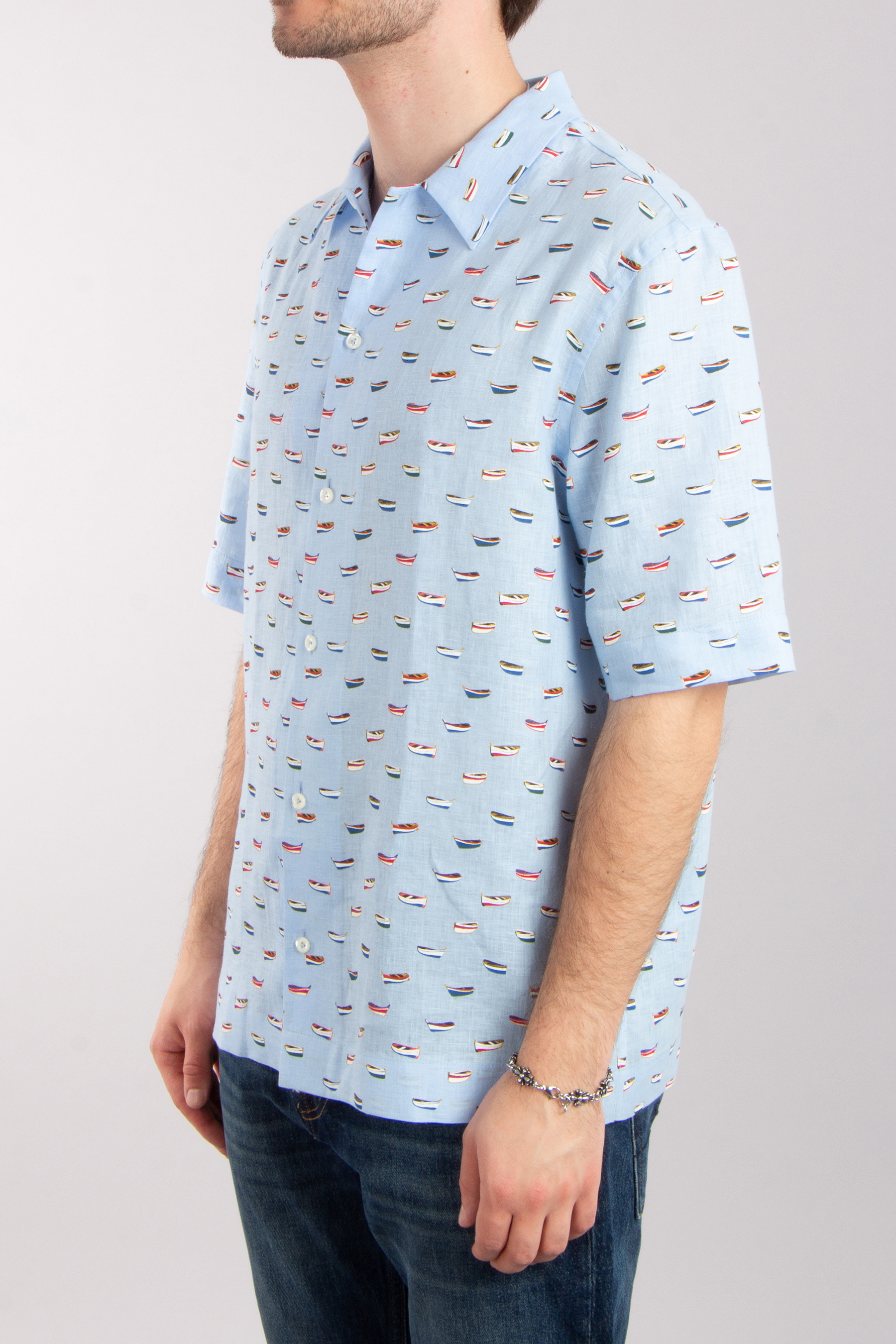 VAN LAACK Printed Linen Shirt Rilo