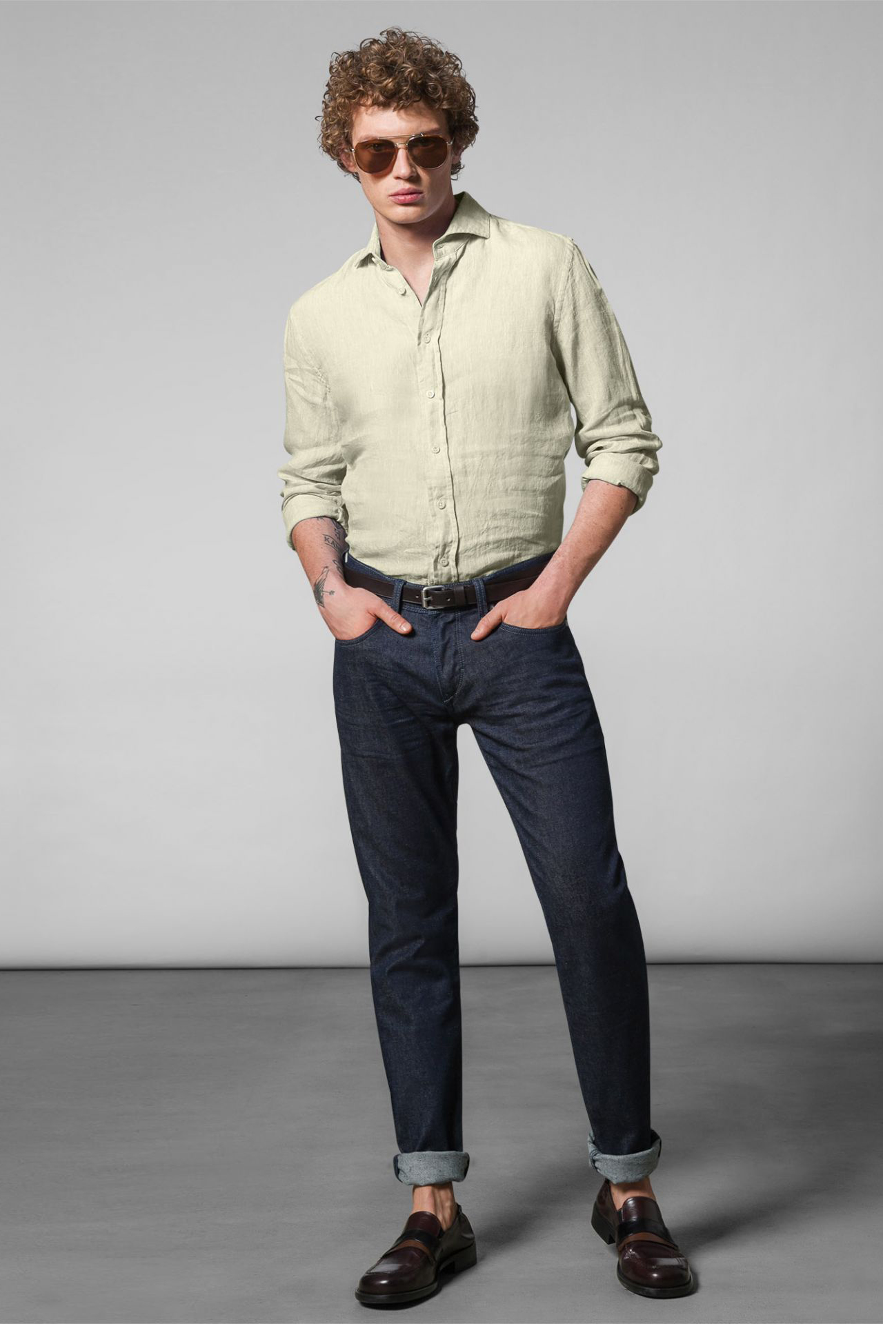 BALDESSARINI Tailored Fit Linen Shirt Hugh BALDESSARINI Tailored Fit Linen Shirt Hugh