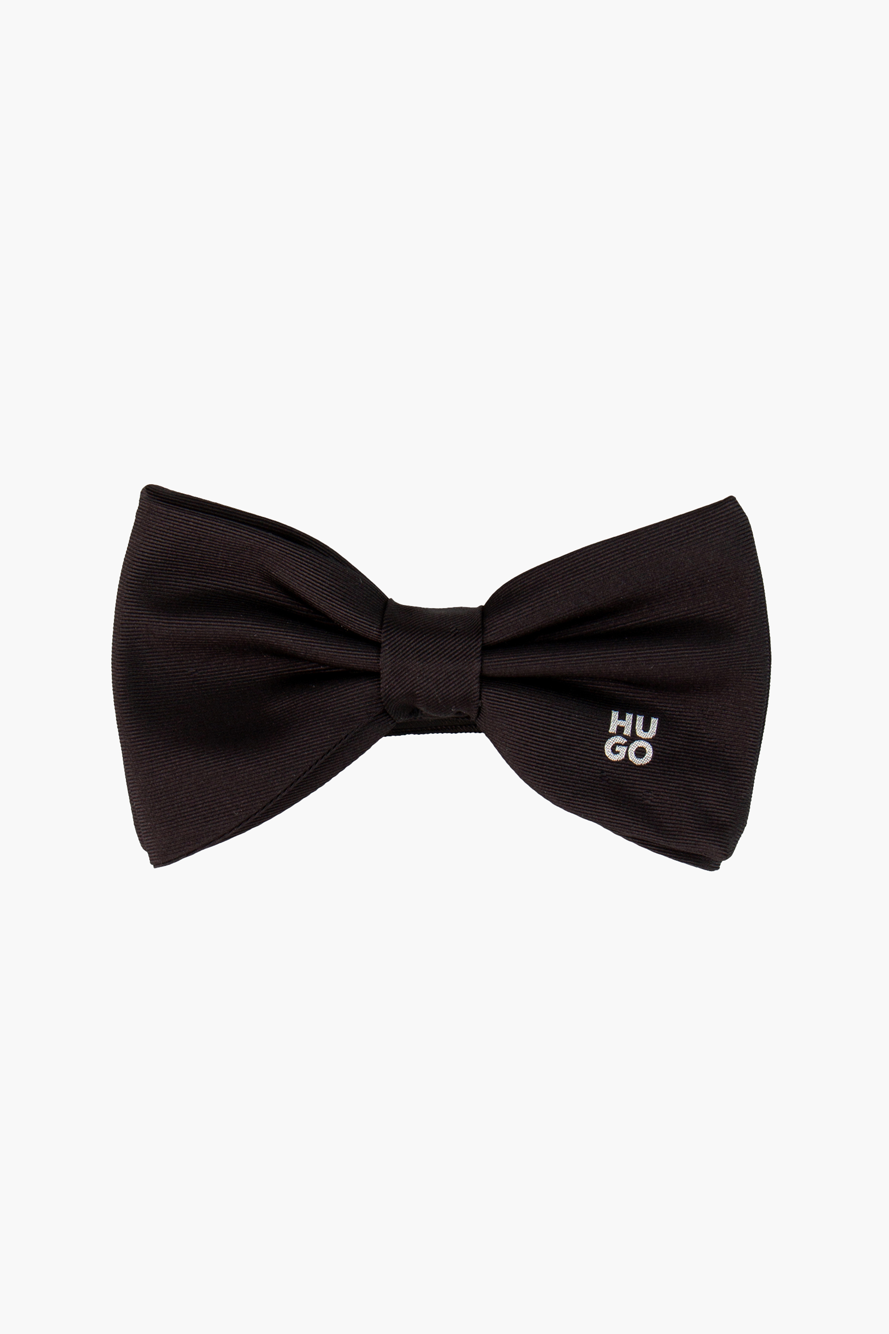 HUGo Logo Silk Bow Tie