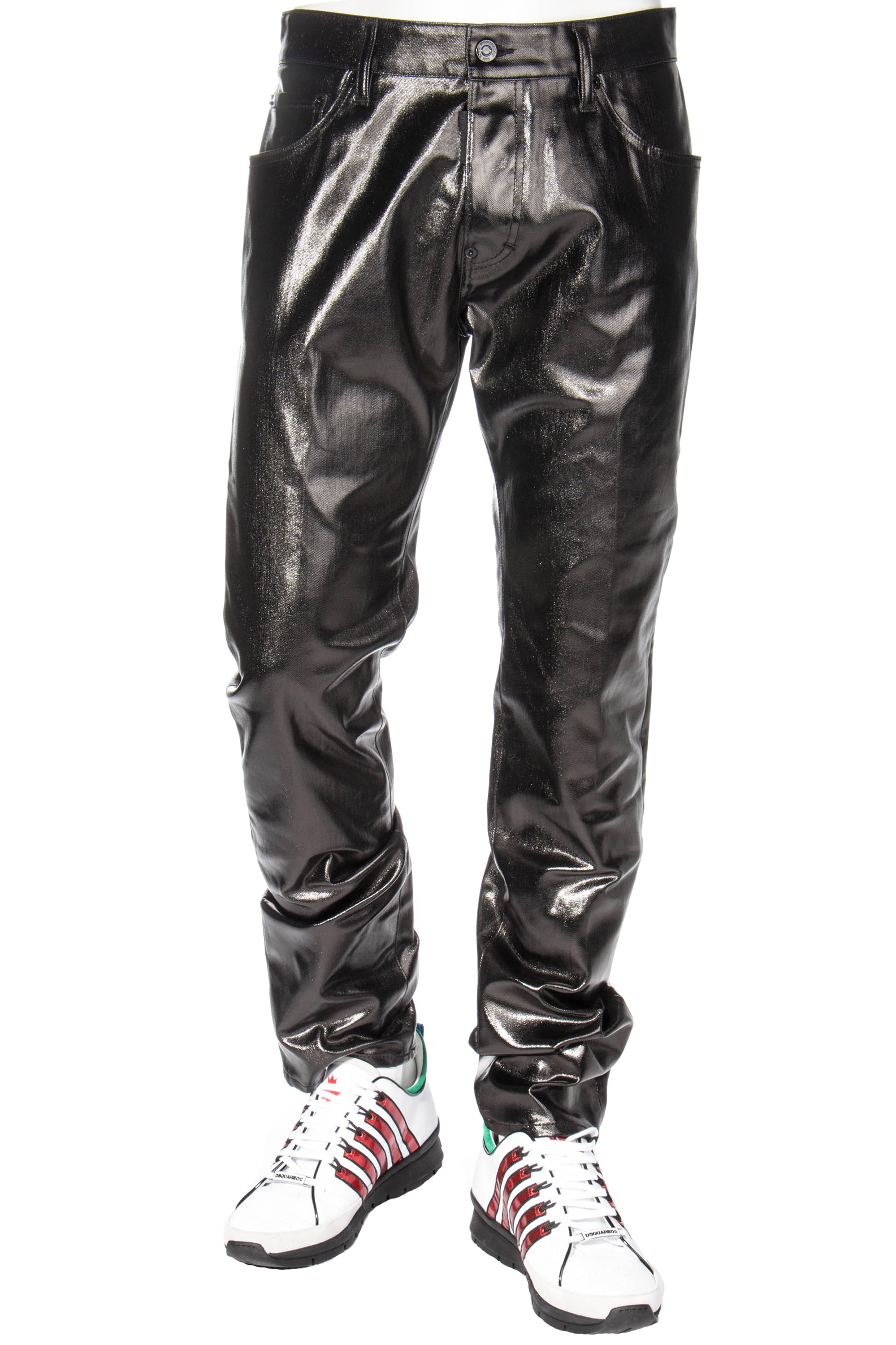 DSQUARED2 x MERT & MARCUS 1994 Straight Leg Coated Jeans