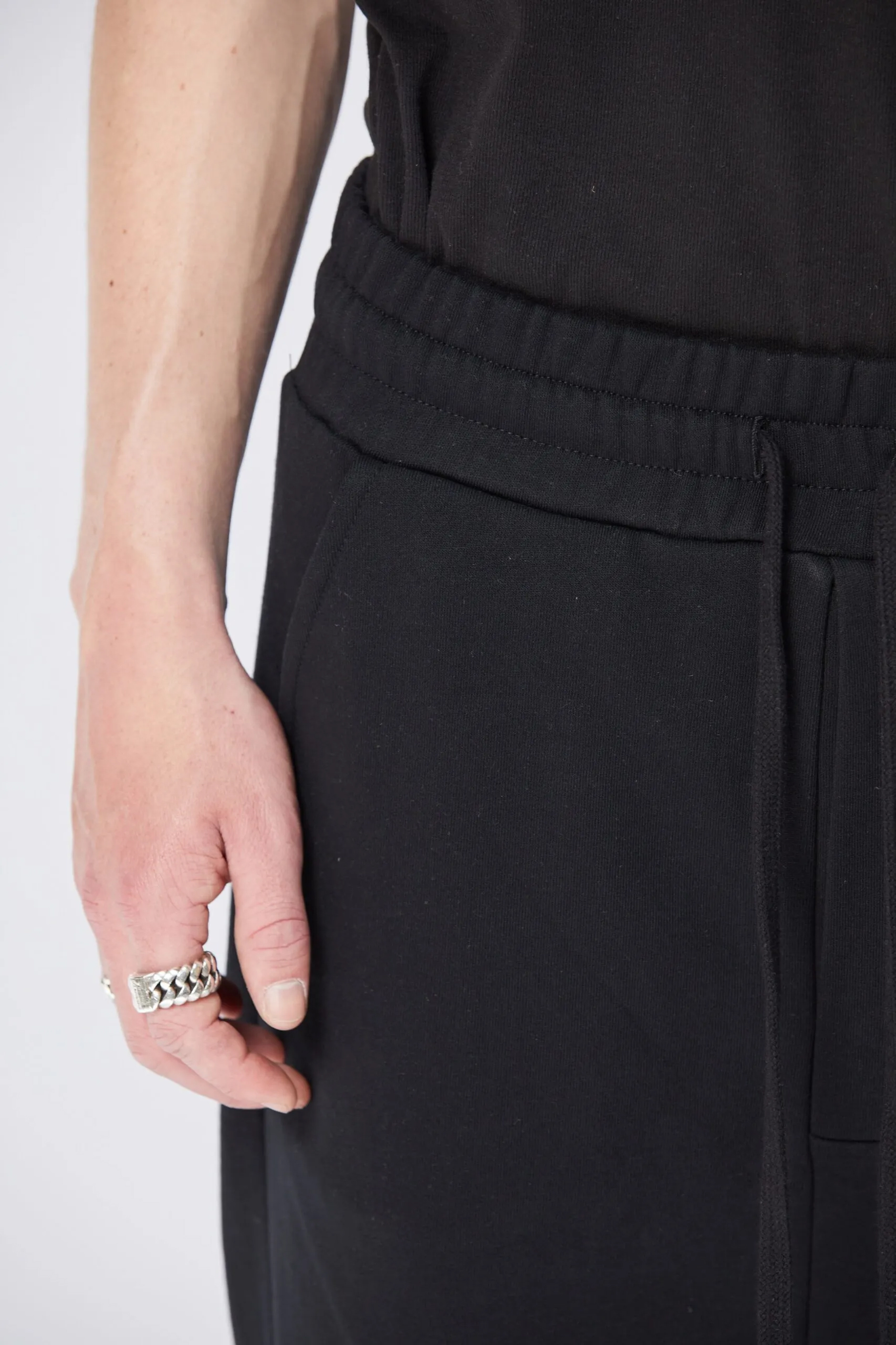 THOM KROM Cropped Crotch Cotton Sweatpants THOM KROM Cropped Crotch Cotton Sweatpants