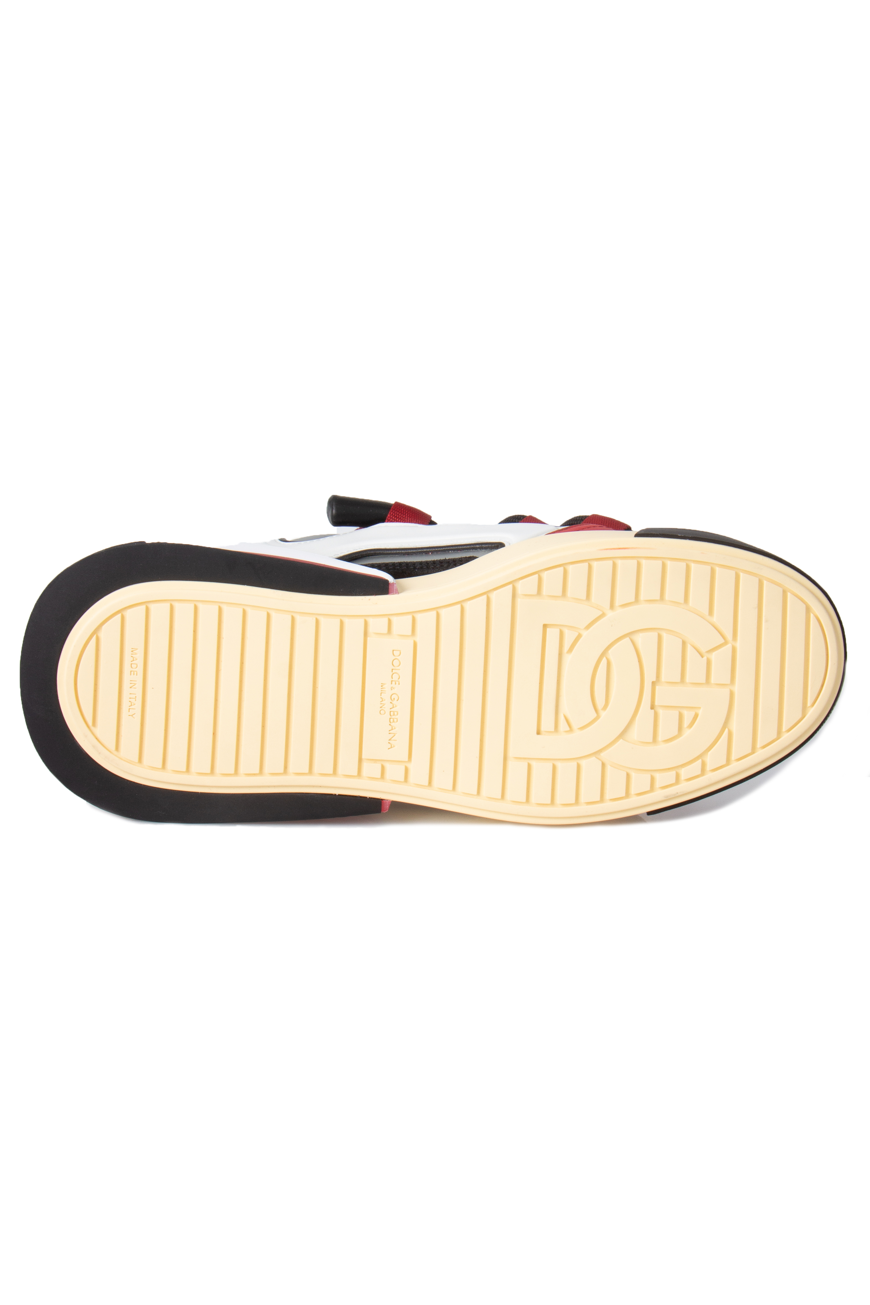 DOLCE & GABBANA Mixed Material Sneakers Portofino DOLCE & GABBANA Mixed Material Sneakers Portofino