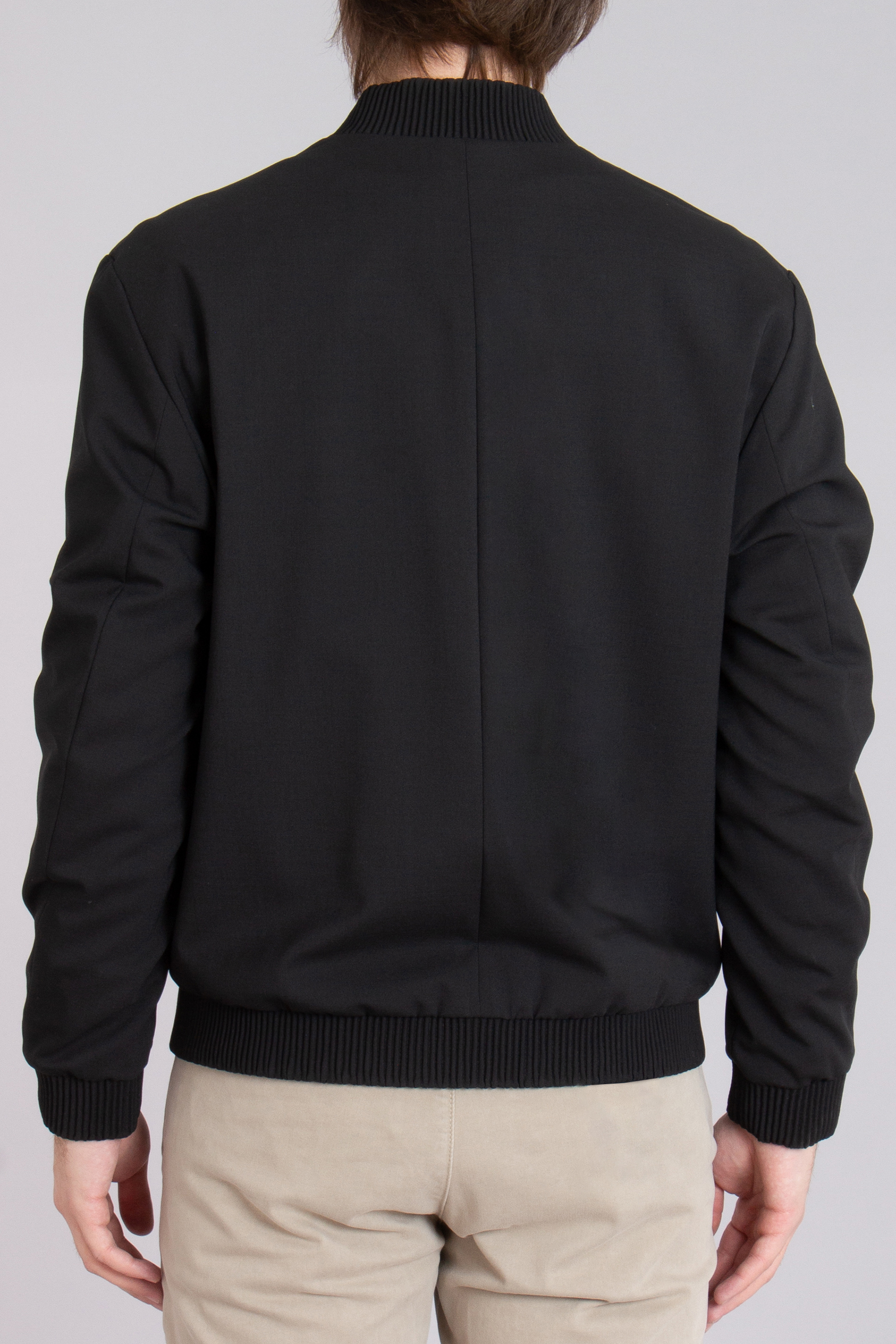 HUGO Modern Fit Performance Stretch Virgin Wool Blend Blouson Ukashi HUGO Modern Fit Performance Stretch Virgin Wool Blend Blouson Ukashi