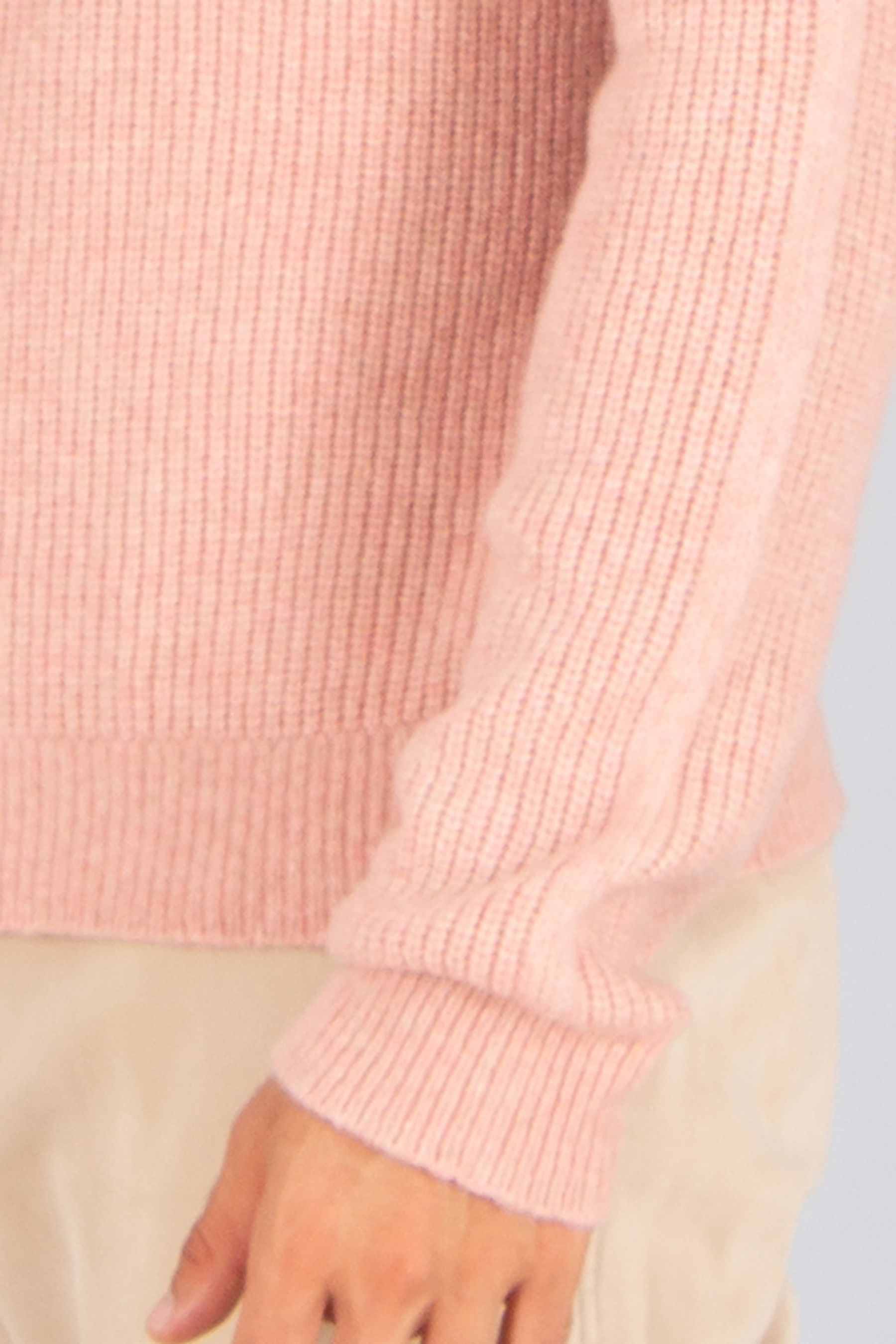 ROBERTO COLLINA Regular Fit Ribbed Extrafine Wool-Baby Camel Blend Crew Neck Sweater Bekleidung, Strickwaren, Pullover, Langarm, Ärmel