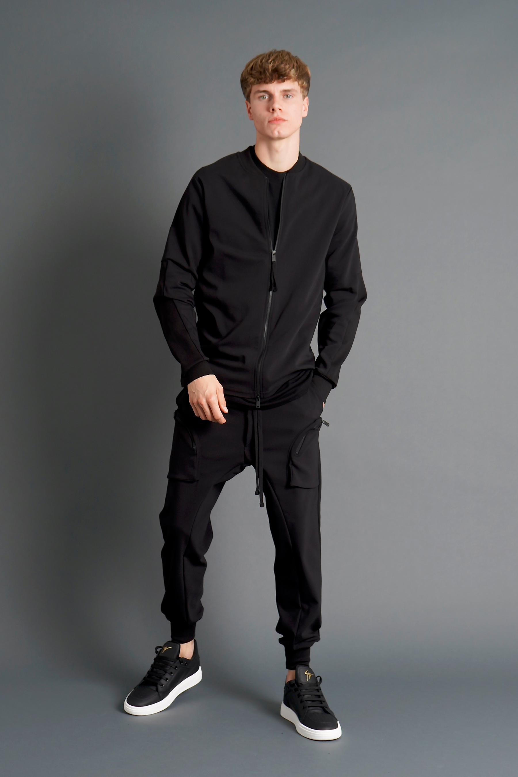 THOM KROM Bomber Collar Overshirt THOM KROM Bomber Collar Overshirt