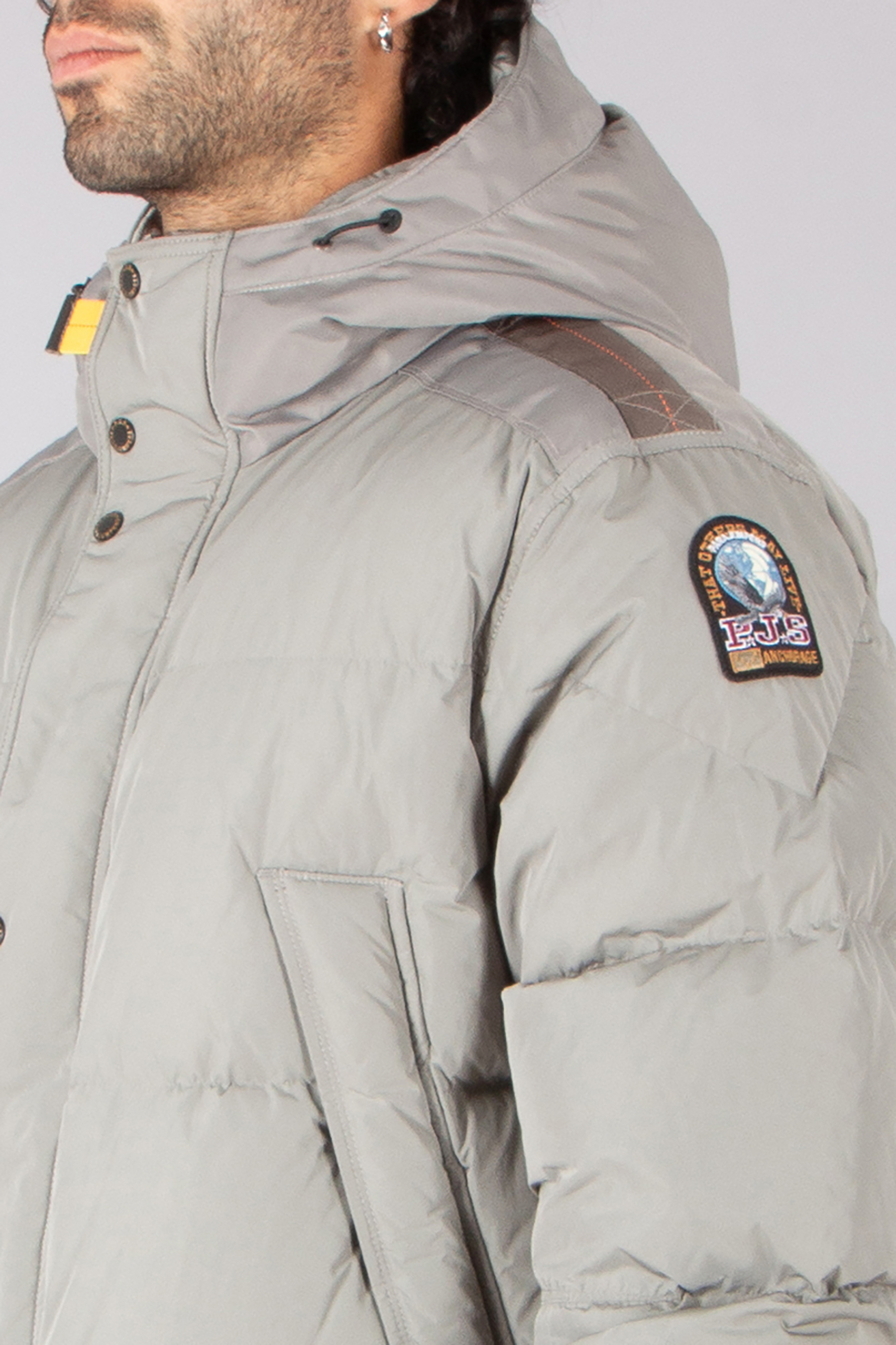 PARAJUMPERS Regular Fit Micro Ripstop Hooded Down Parka Long Bear Bekleidung, Mantel, Jacke