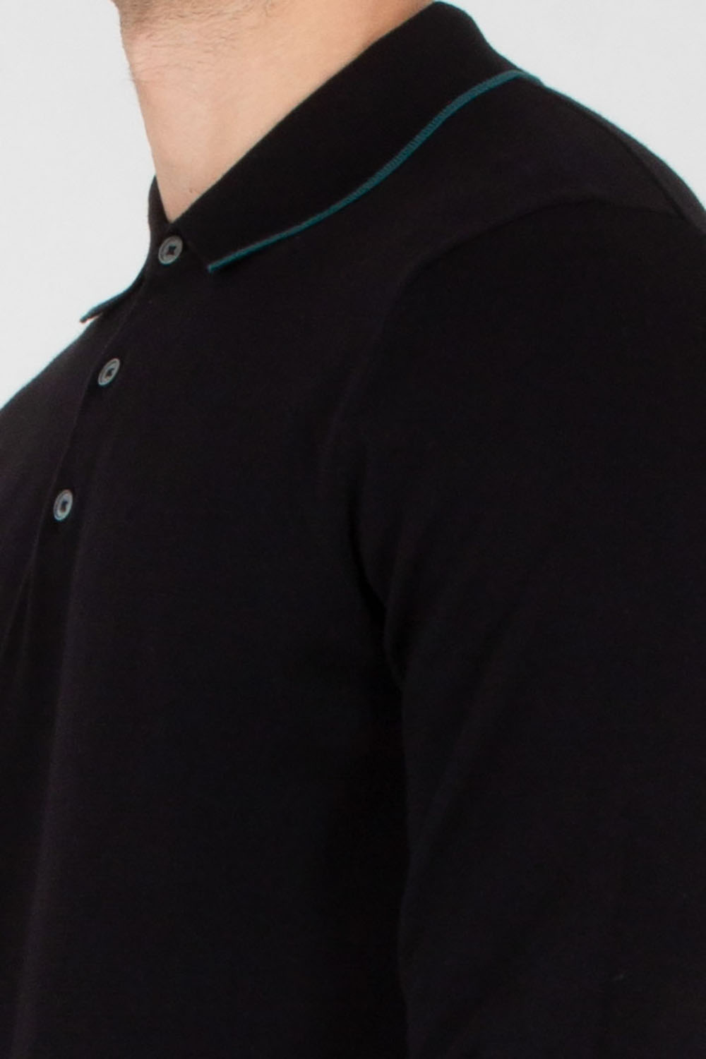 PAUL SMITH Regular Fit Organic Cotton Knit Polo