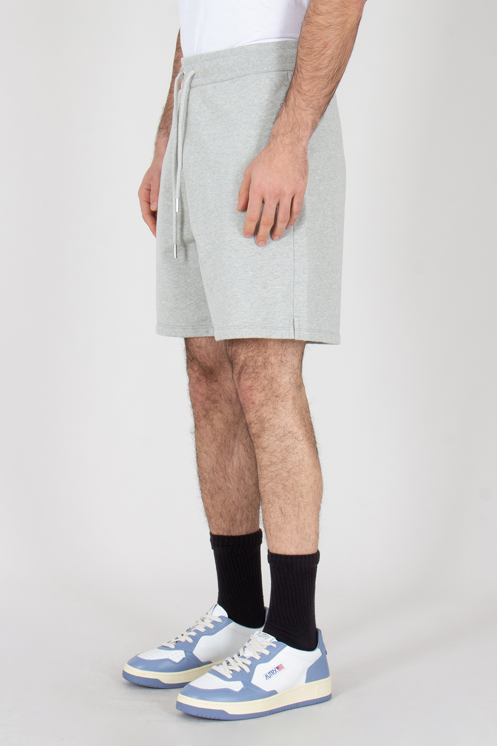 AMI PARIS Relaxed Fit Ami de Coeur Cotton Fleece Shorts