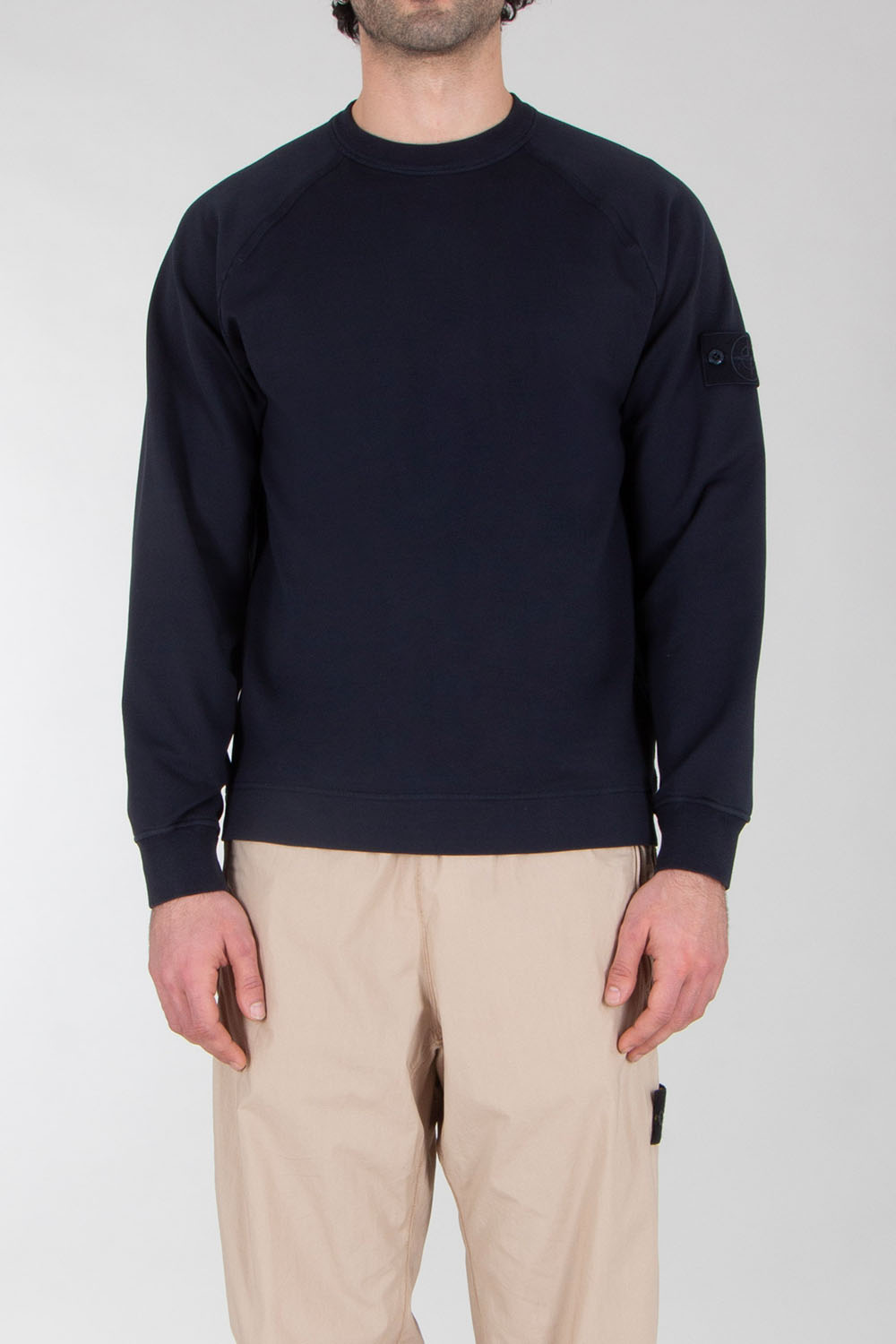 STONE ISLAND Regular Fit Crew Neck Sweatshirt 
