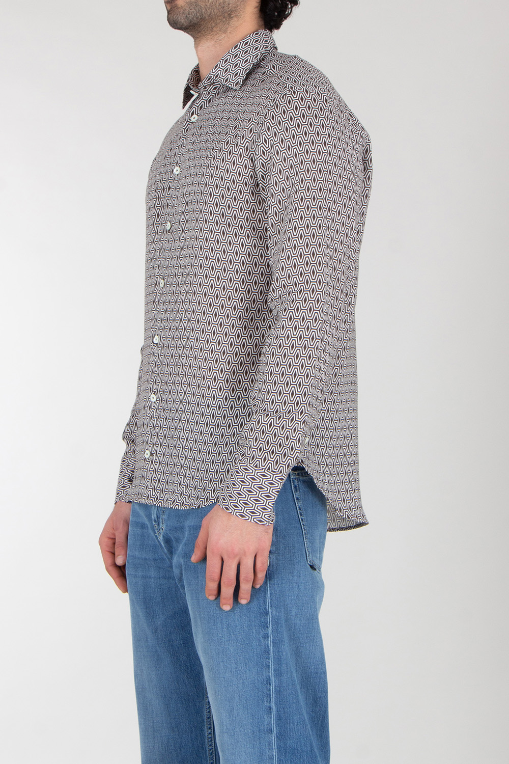 VAN LAACK Patterned Linen Shirt Retin