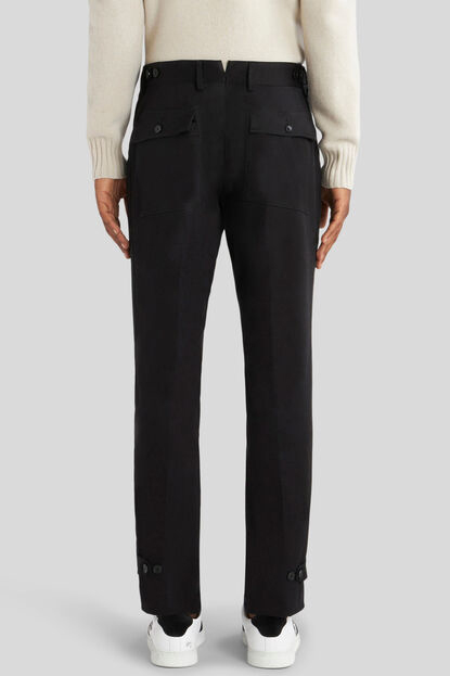 ETRO Cropped Cotton Stretch Pants