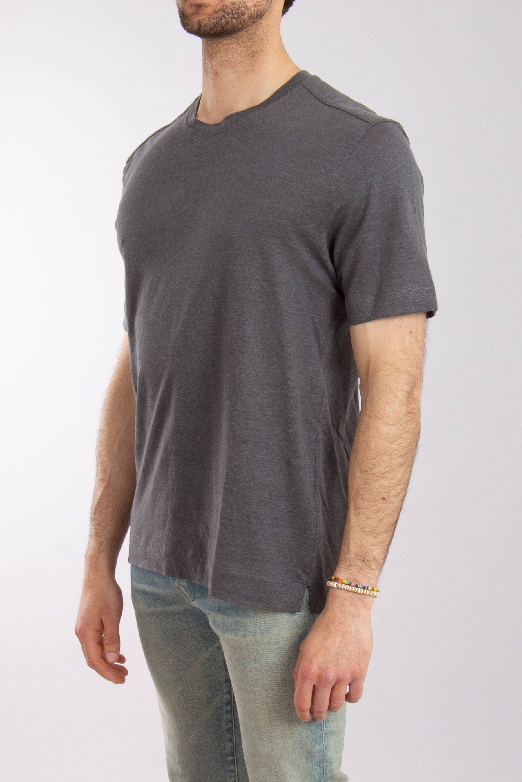 ZEGNA Regular Fit Linen T-Shirt ZEGNA Regular Fit Linen T-Shirt