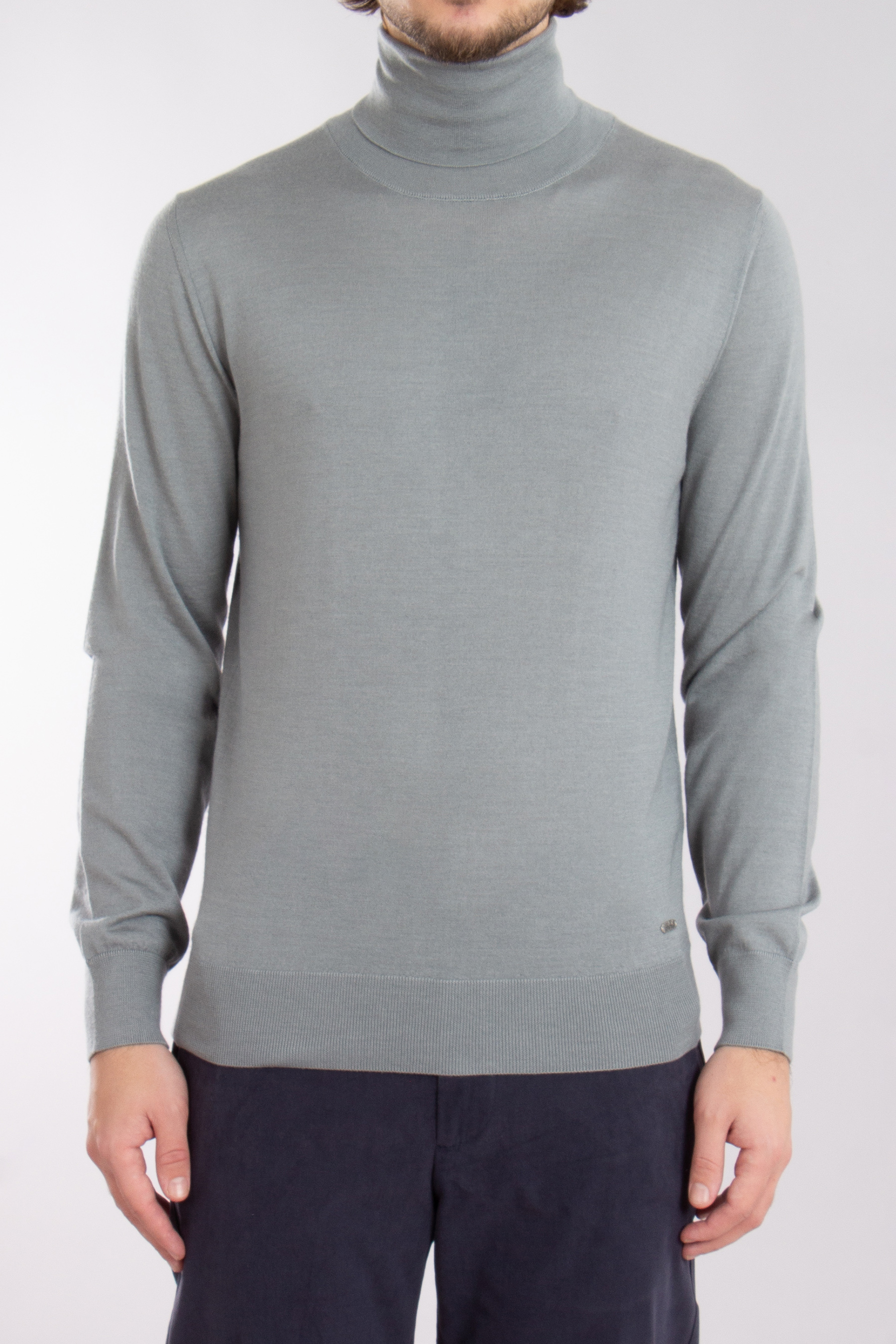 Silk blend turtleneck deals