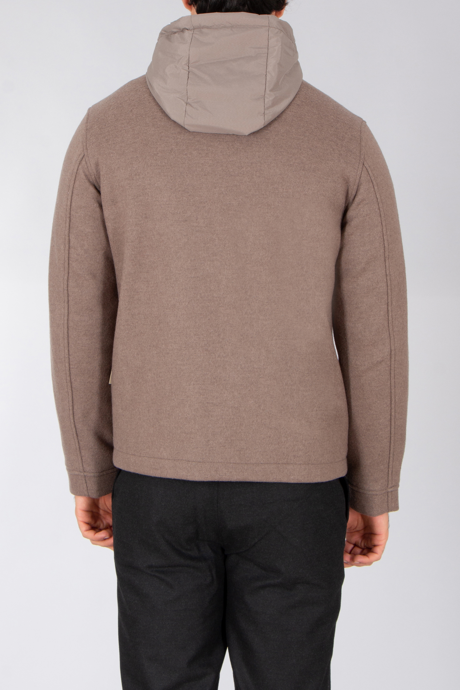 WOOLRICH Regular Fit Knitted Wool Blend Shirt Jacket Vlies, Strickwaren, Pullover, Sweatshirt, Hosen